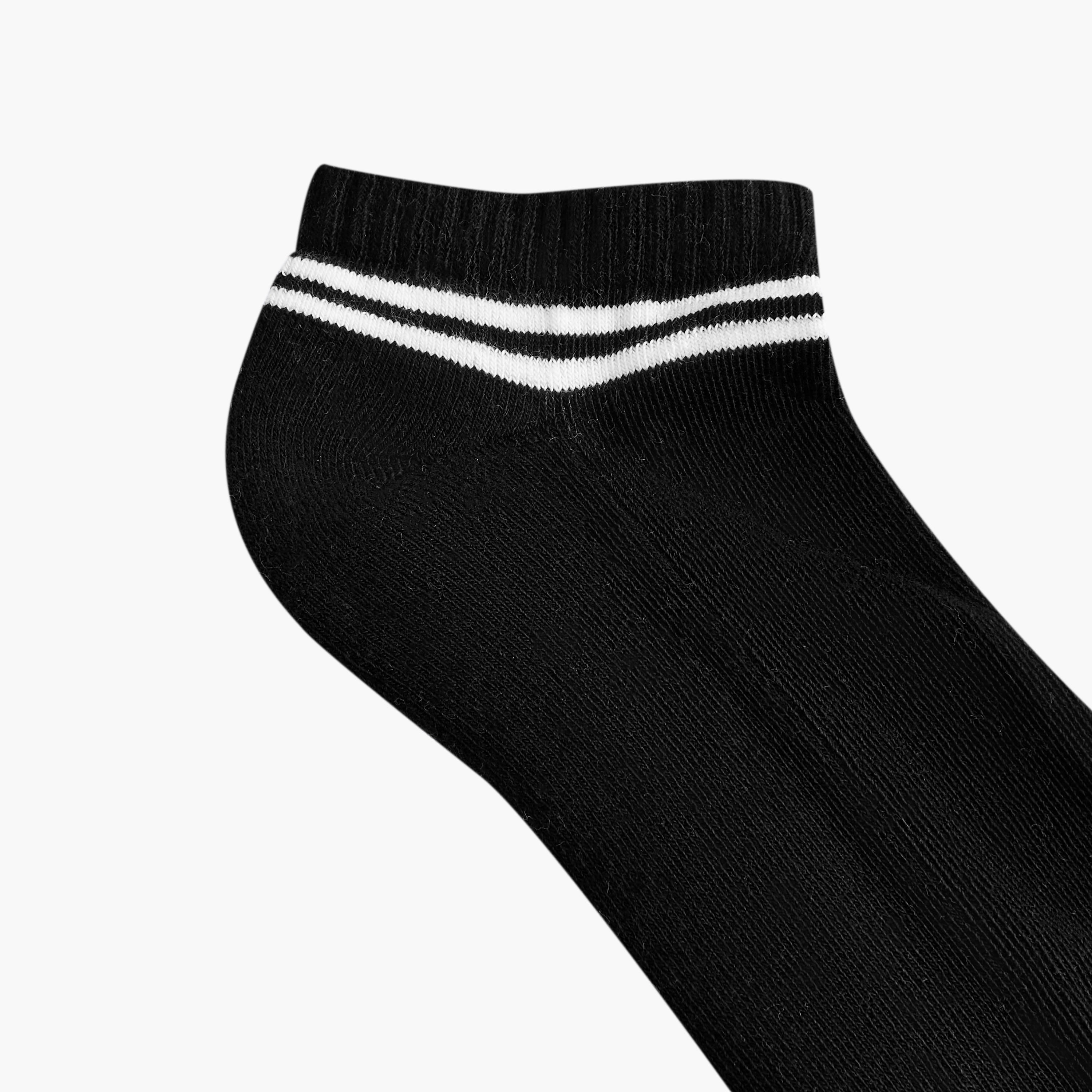 جوارب طول الكاحل نصف تيري للرجال - طقم من 3-men-socks-image-5
