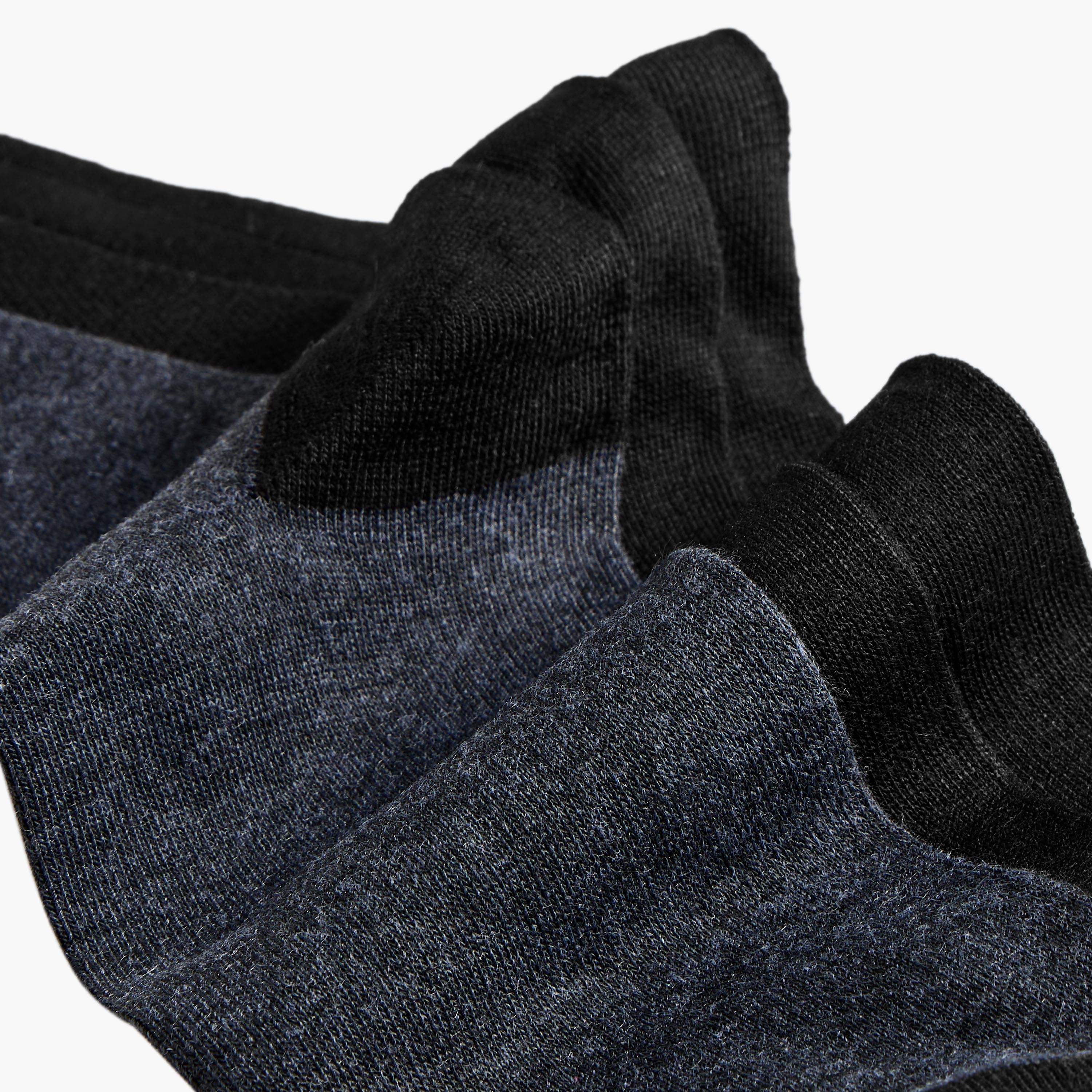 طقم جوارب 3 أزواج بطول ربلة الساق للرجال-men-socks-image-2