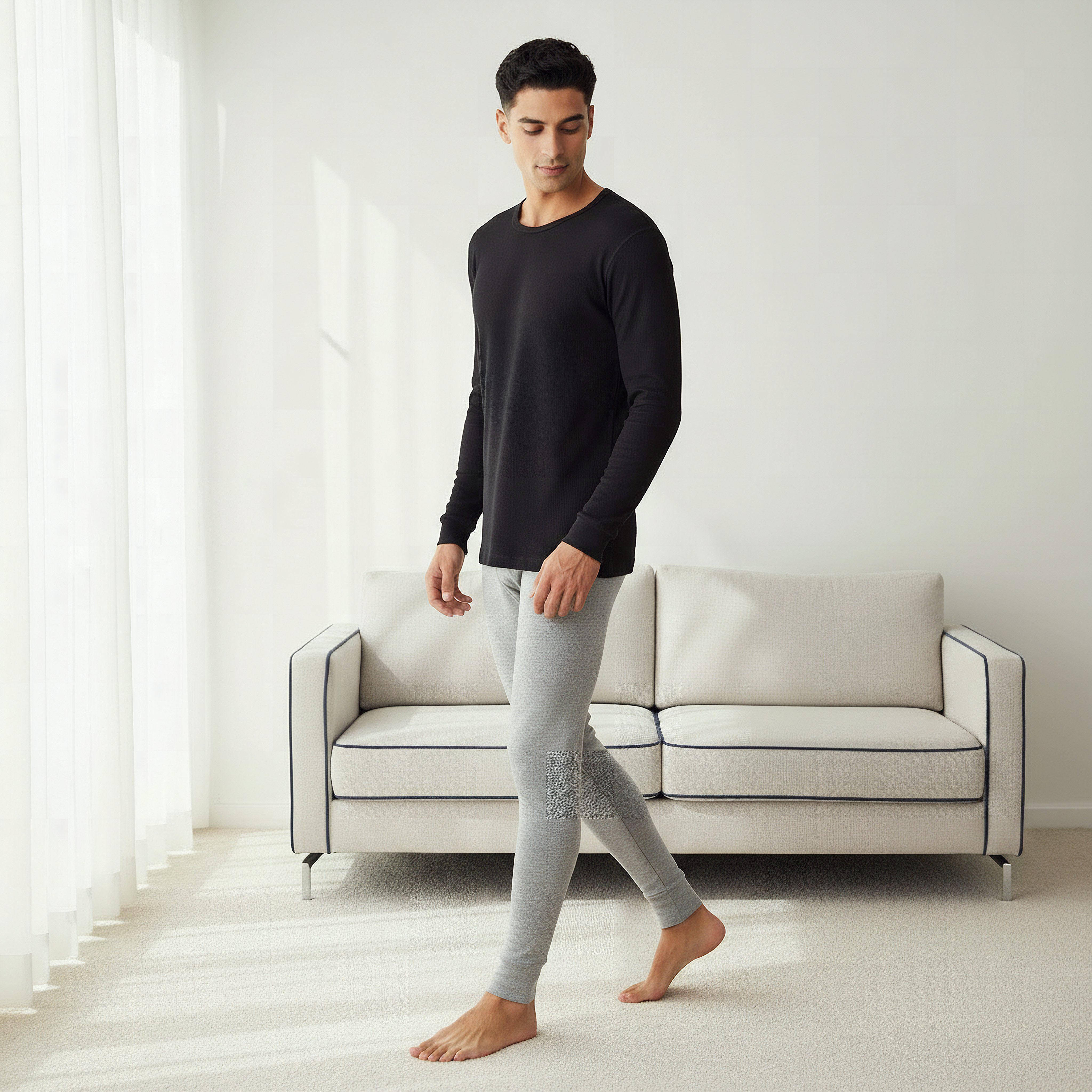 Men Cotton Thermal T-shirt-men-clothing-innerwear-thermals-image-5