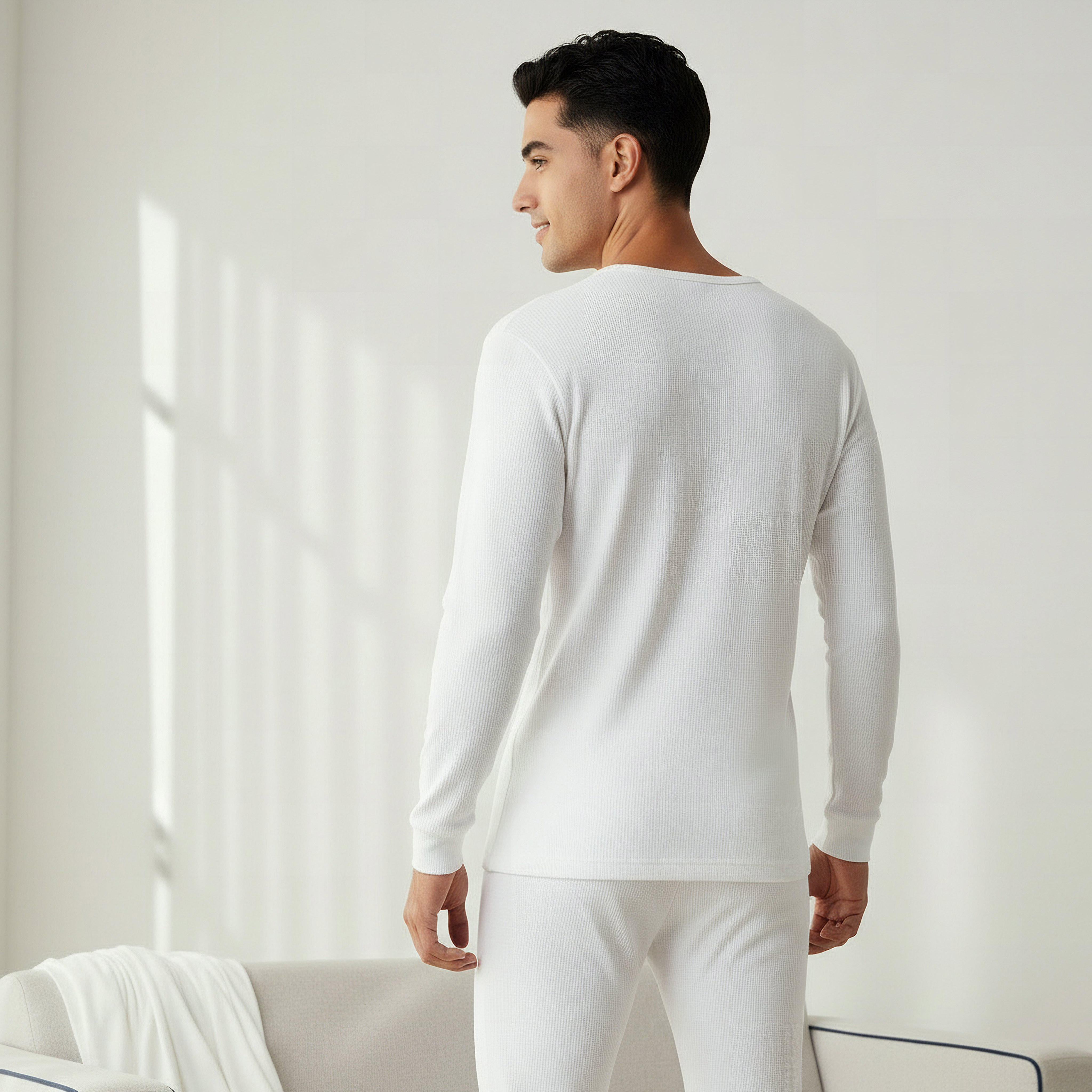 Men Cotton Thermal T-shirt-men-clothing-innerwear-thermals-image-4