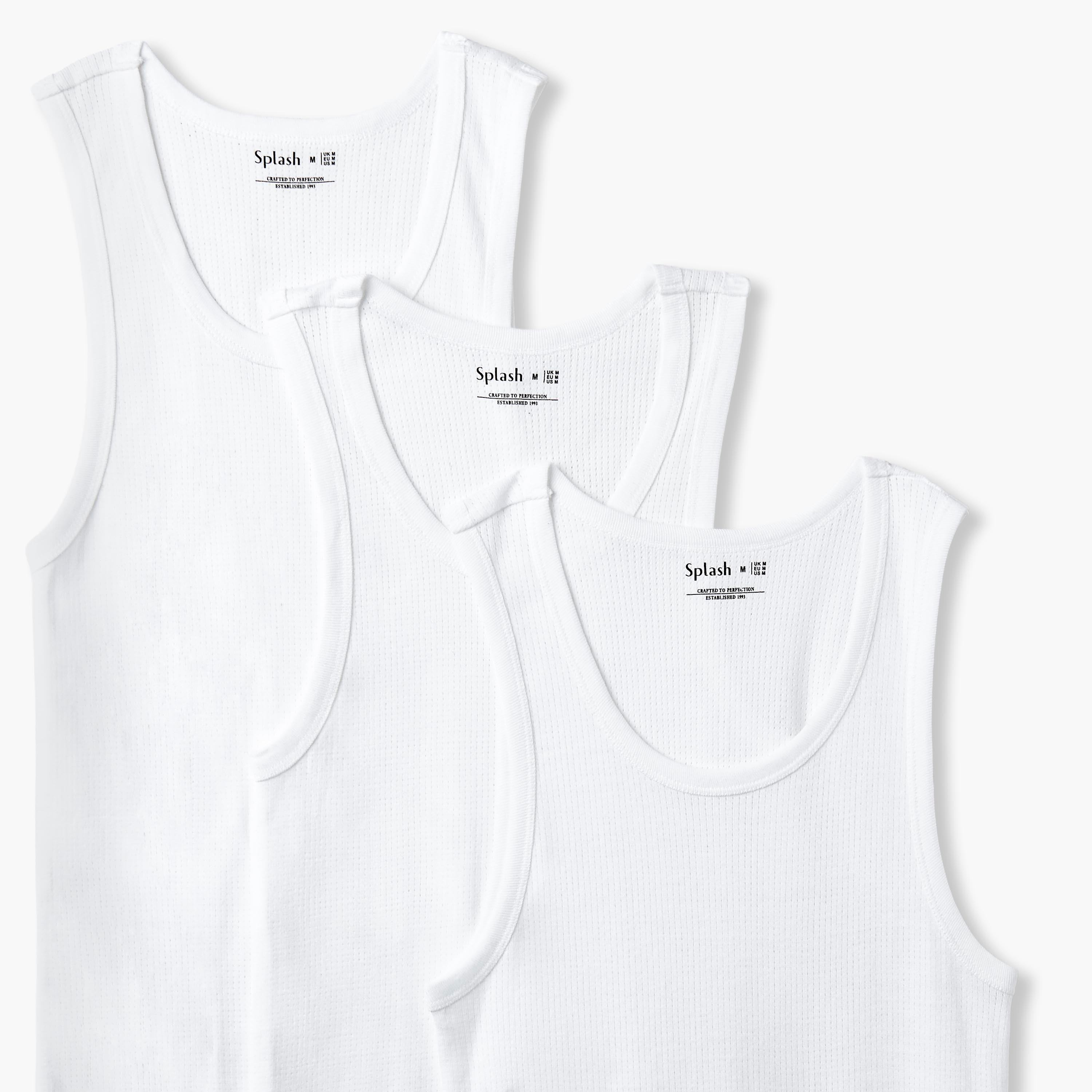 Men Ribbed Cotton Vest - Pack of 3-men-clothing-innerwear-vests-image-8