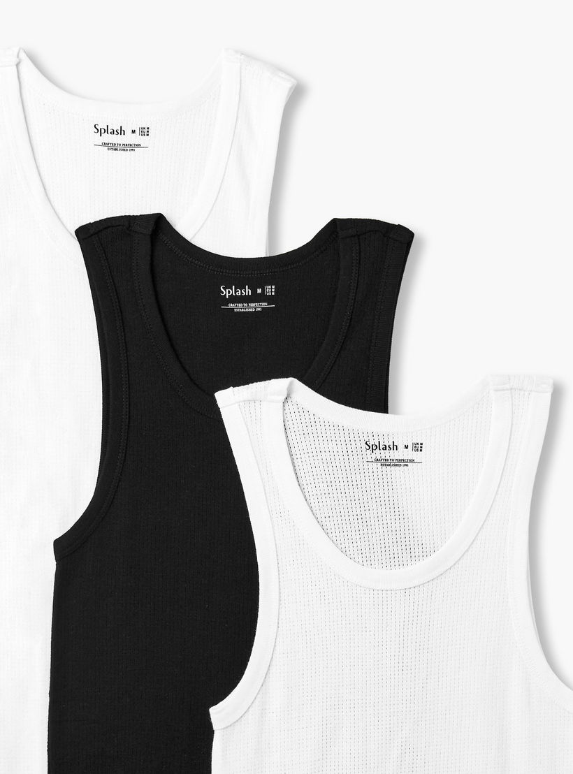 فيست قطن رجالي مضلع - عبوة من 3 قطع-men-clothing-innerwear-vests-image-8
