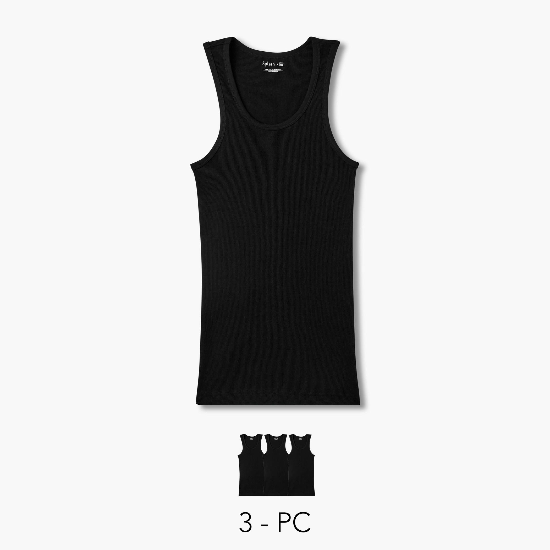 Men Ribbed Cotton Vest - Pack of 3-men-clothing-innerwear-vests-image-1