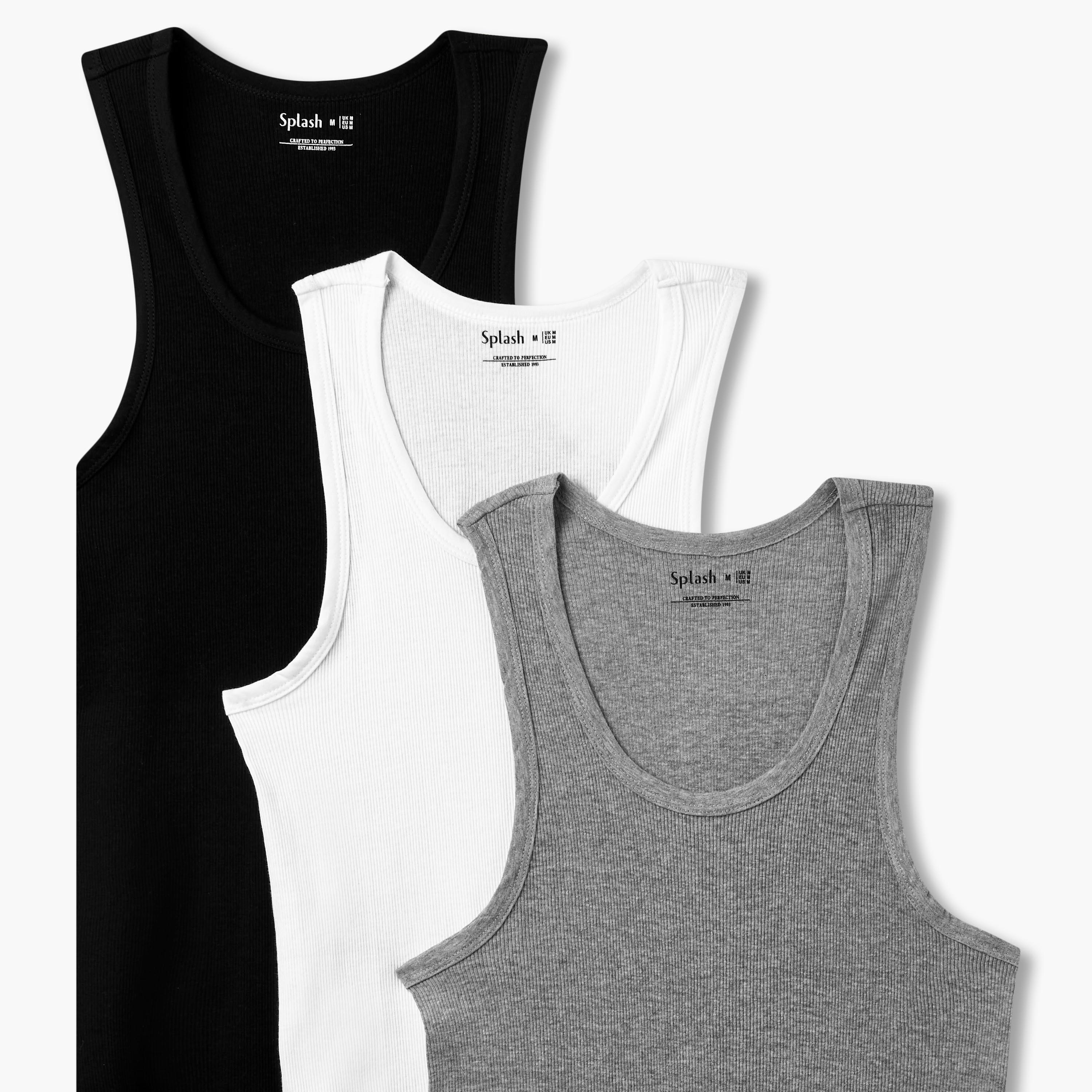 فيستات رجالي قطن مضلعة - عبوة 3 قطع-men-clothing-innerwear-vests-image-8