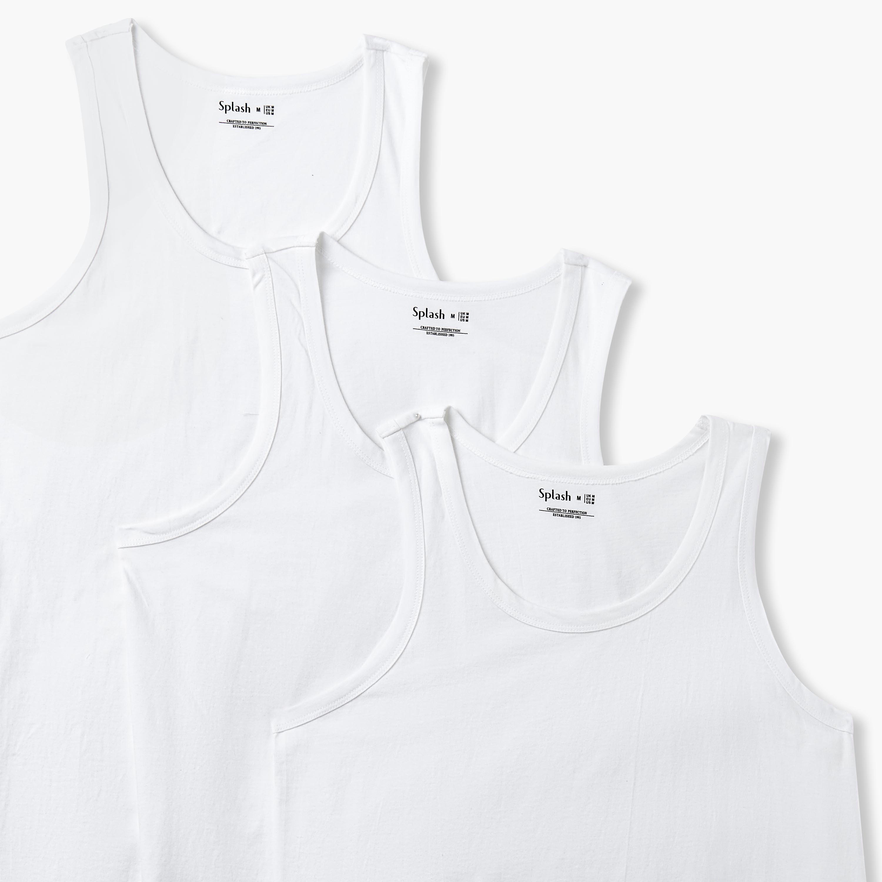 فيستات رجالي قطن - عبوة 3 قطع-men-clothing-innerwear-vests-image-9