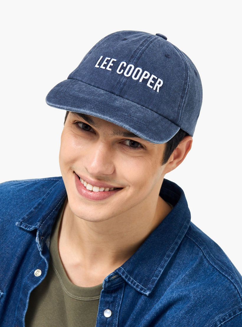 Lee Cooper Men Cap with Buckled Strap Closure-men-caps-image-2