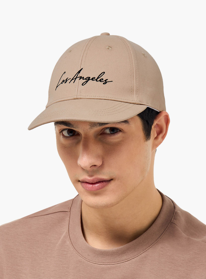 Men Cap with Los Angeles Embroidery Design-men-caps-image-2