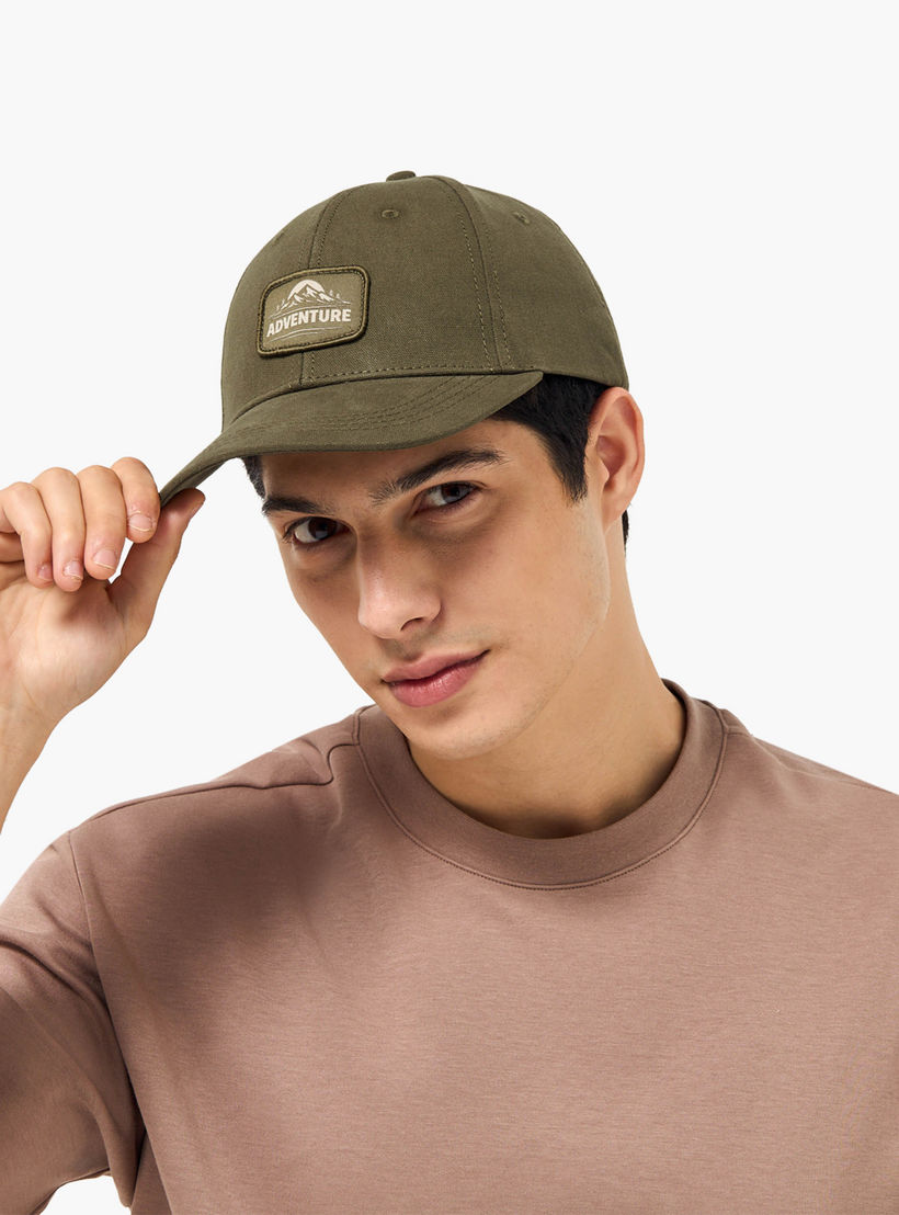 Men Cap with Applique Detail-men-caps-image-2