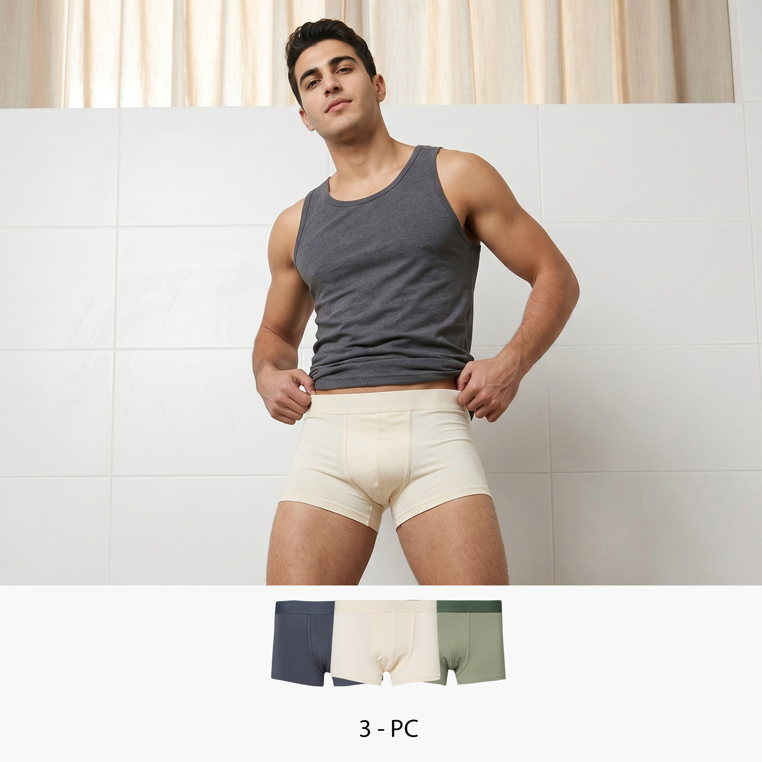 طقم سروايل بوكسر داخلية 3 قطع-men-clothing-innerwear-underwear-image-1