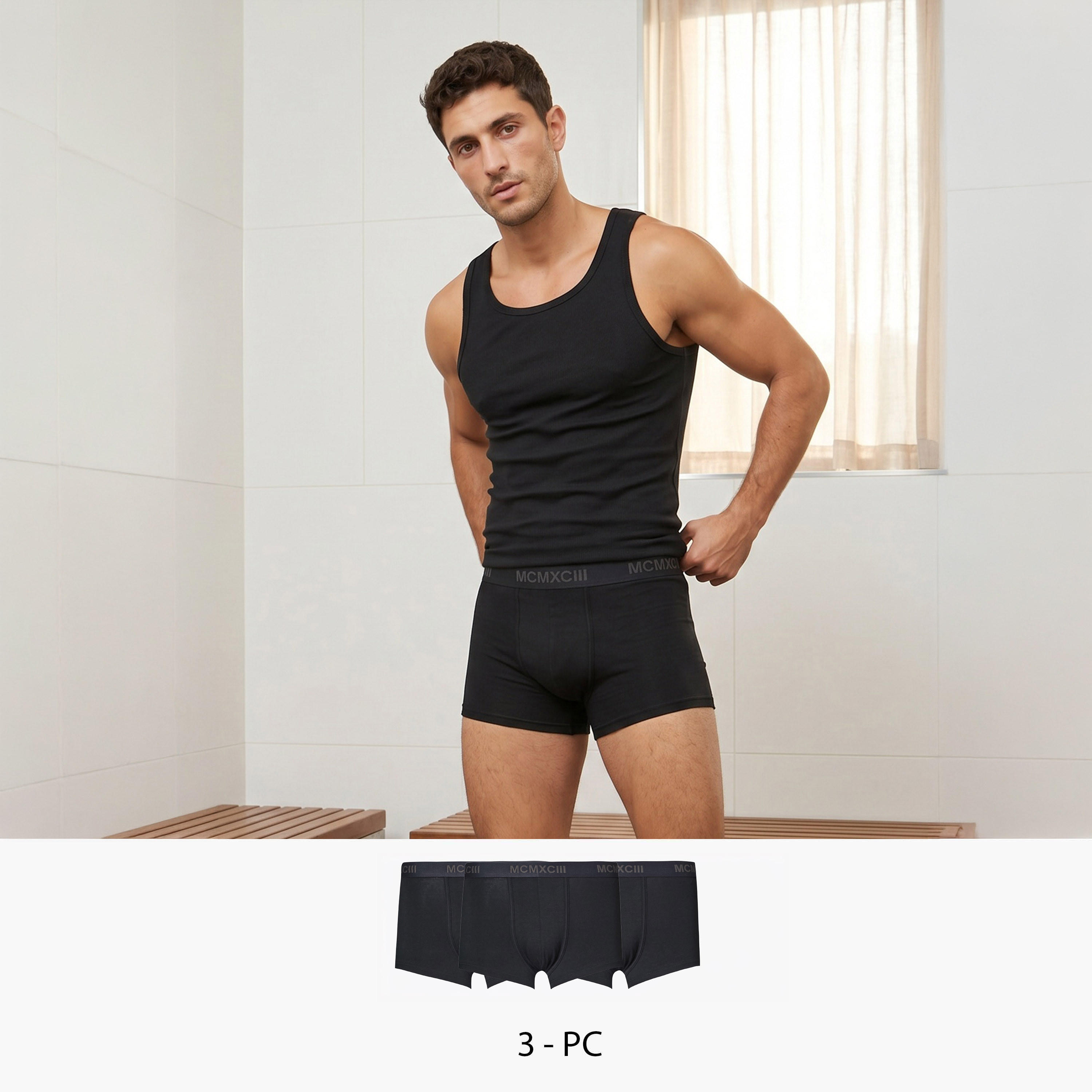 طقم سراويل بوكسر داخلية عدد 3-men-clothing-innerwear-underwear-image-1