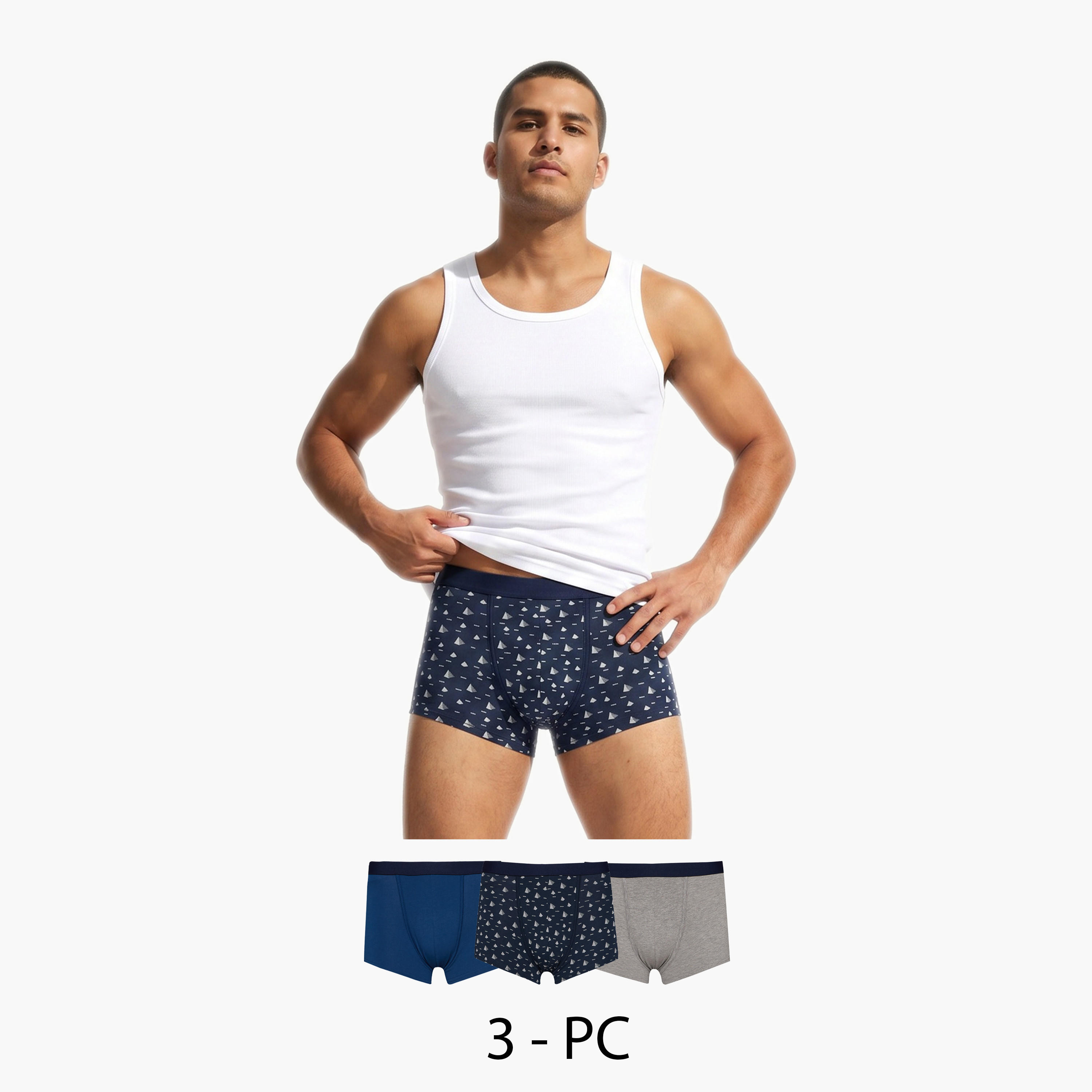طقم سراويل بوكسر قطنية مريحة 3 قطع-men-clothing-innerwear-underwear-image-1
