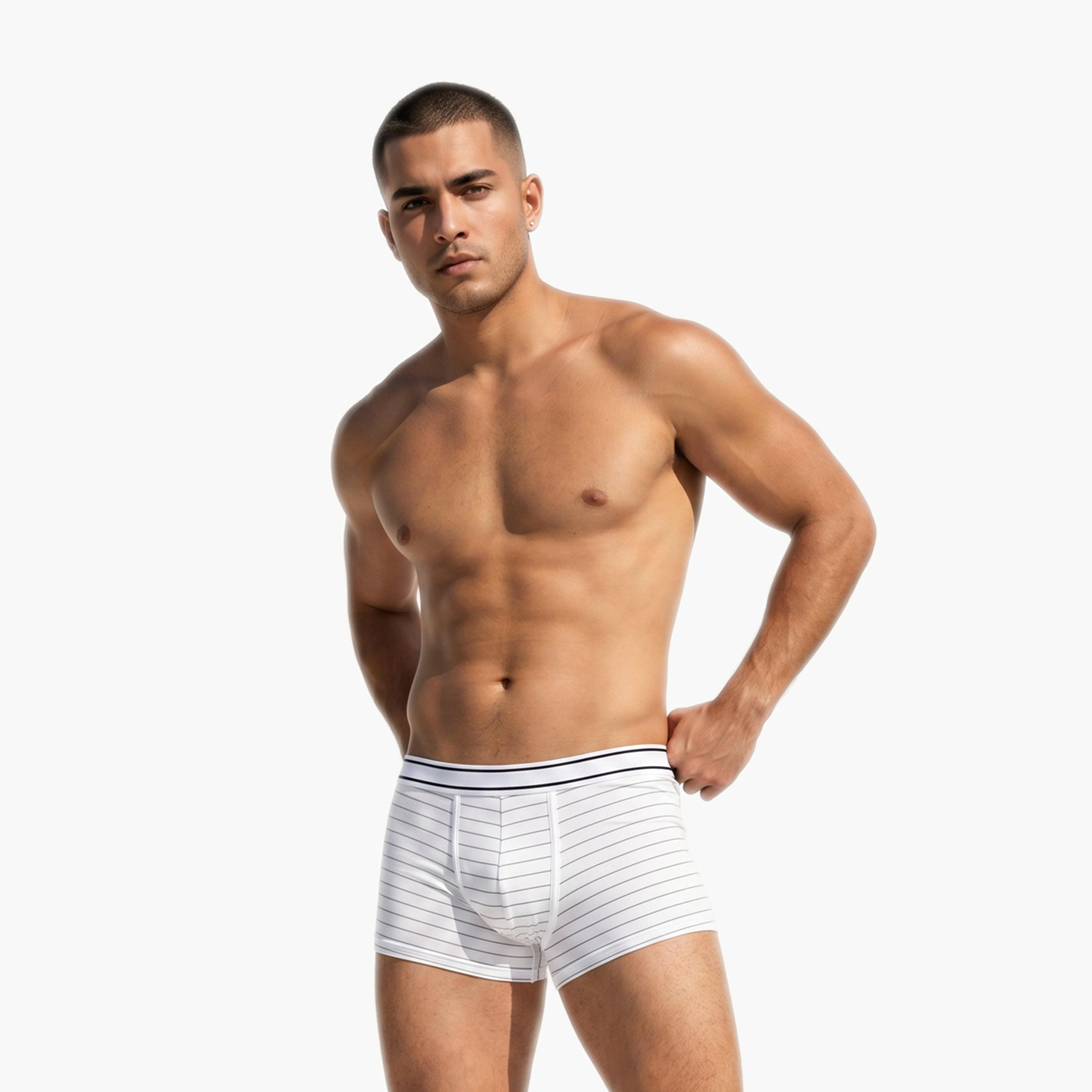 قميص قطن بملمس شيفلي بطبعة زهور من سبلاش يوت-men-clothing-innerwear-underwear-image-2