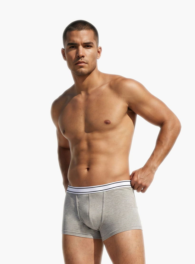 قميص قطن بملمس شيفلي بطبعة زهور من سبلاش يوت-men-clothing-innerwear-underwear-image-3