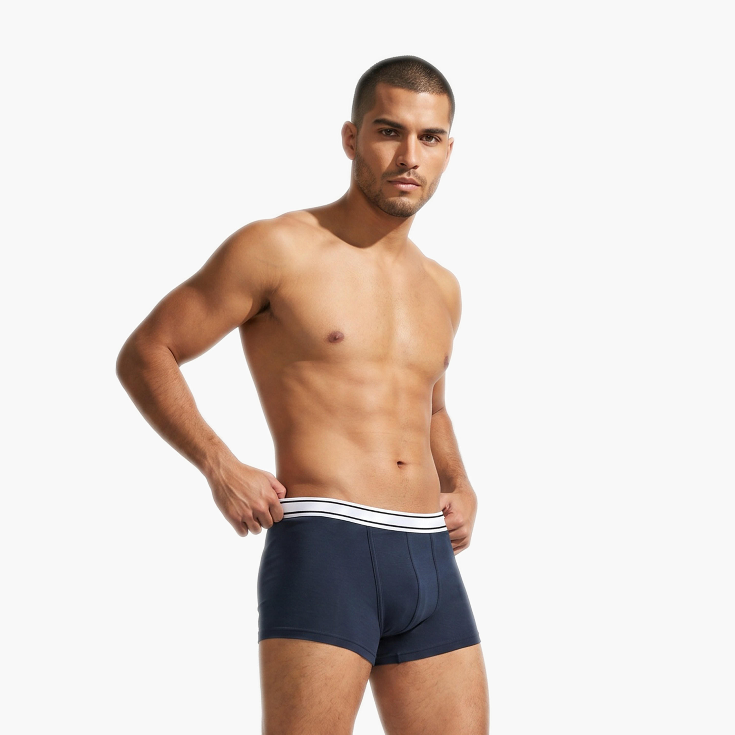قميص قطن بملمس شيفلي بطبعة زهور من سبلاش يوت-men-clothing-innerwear-underwear-image-4