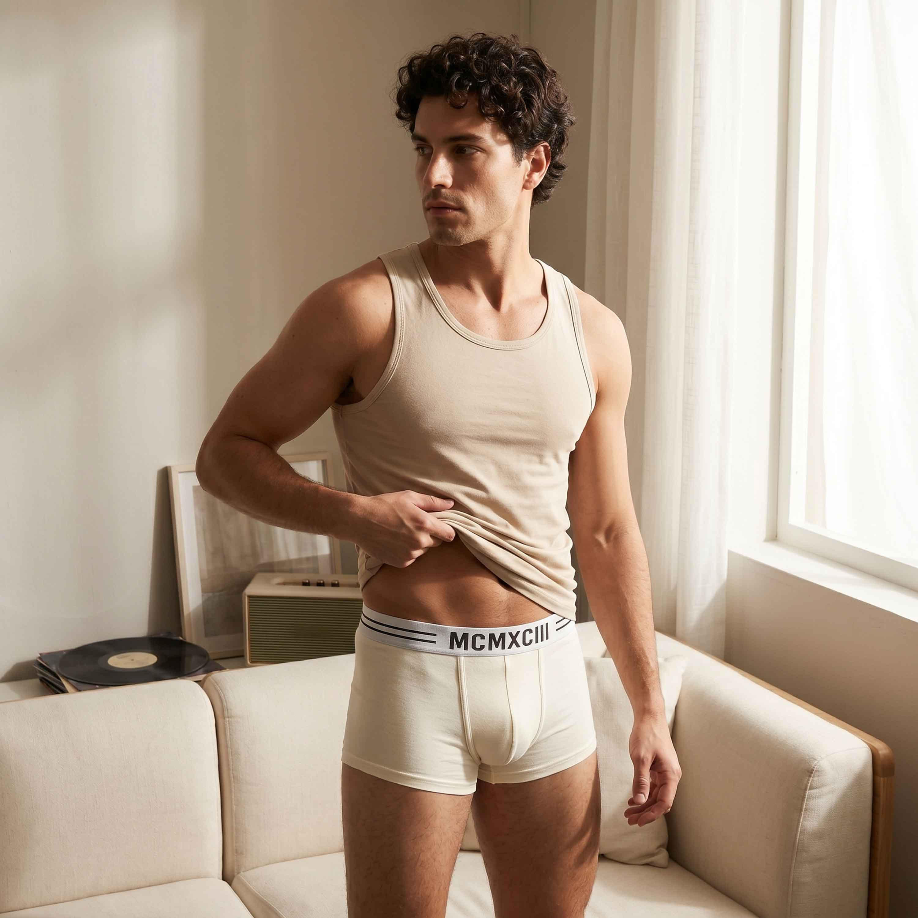 سروايل بوكسر بخصر مطاطي وطبعات - طقم 3 قطع-men-clothing-innerwear-underwear-image-5