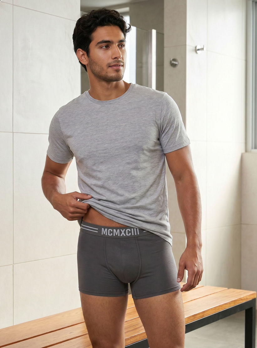 بوكسر بخصر مطاطي بطبعات - طقم من 3 قطع-men-clothing-innerwear-underwear-image-4