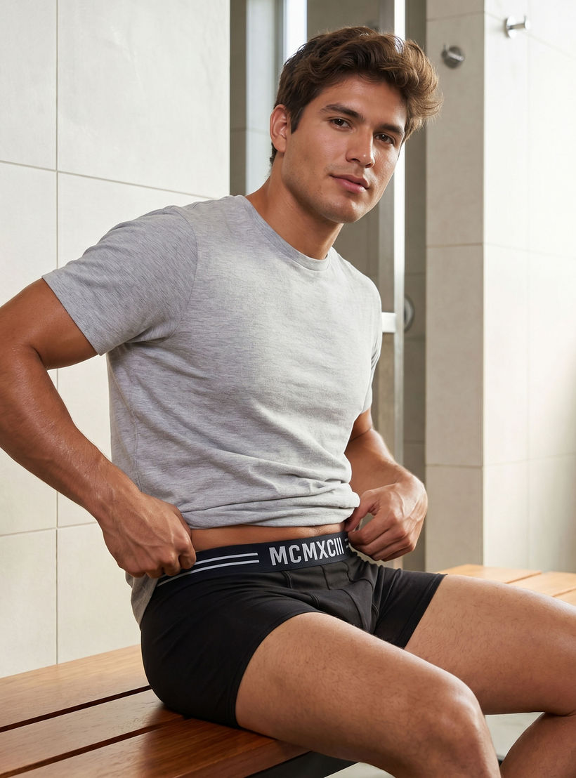 بوكسر بخصر مطاطي بطبعات - طقم من 3 قطع-men-clothing-innerwear-underwear-image-7