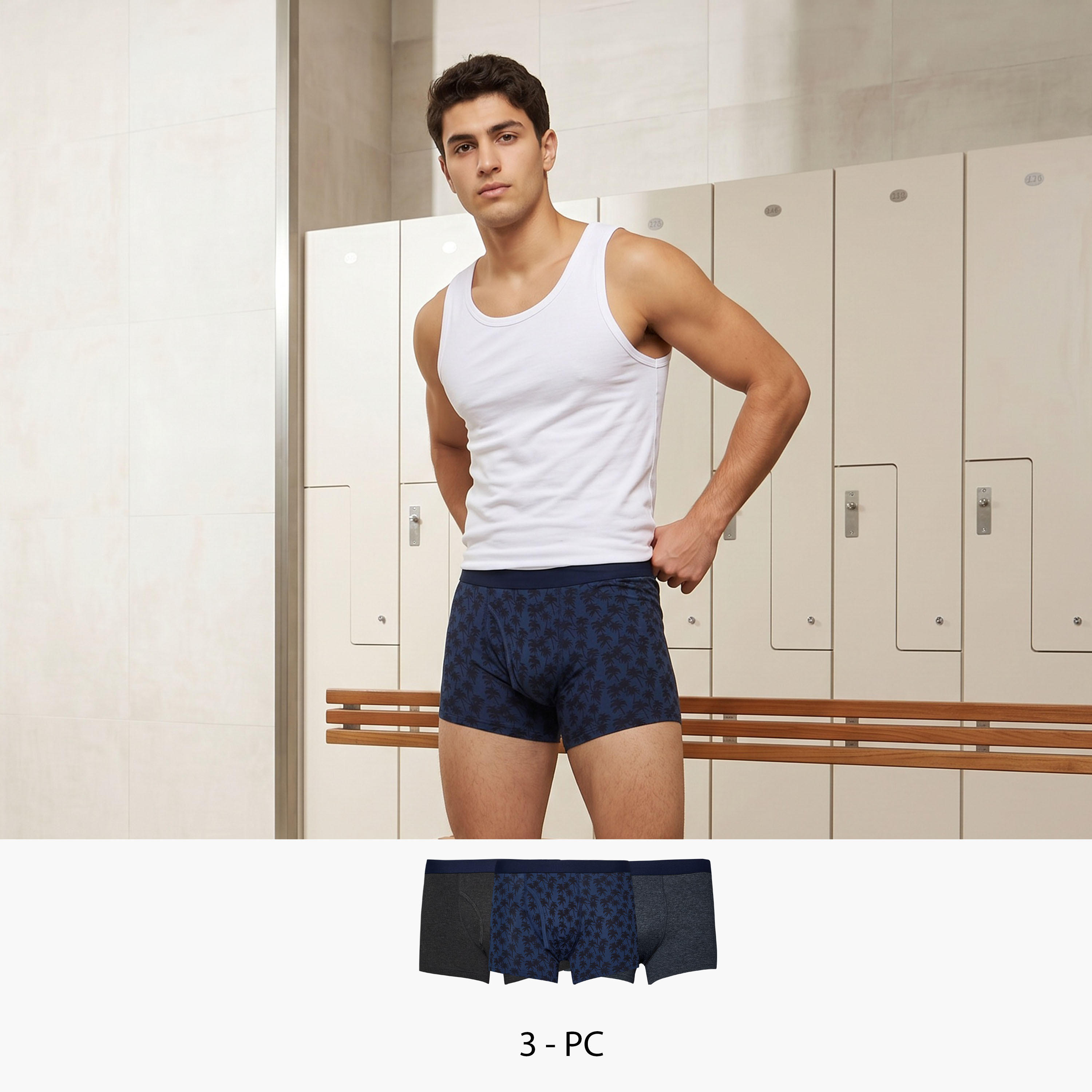 Assorted Cotton Trunks - Set of 3-men-clothing-innerwear-underwear-image-1