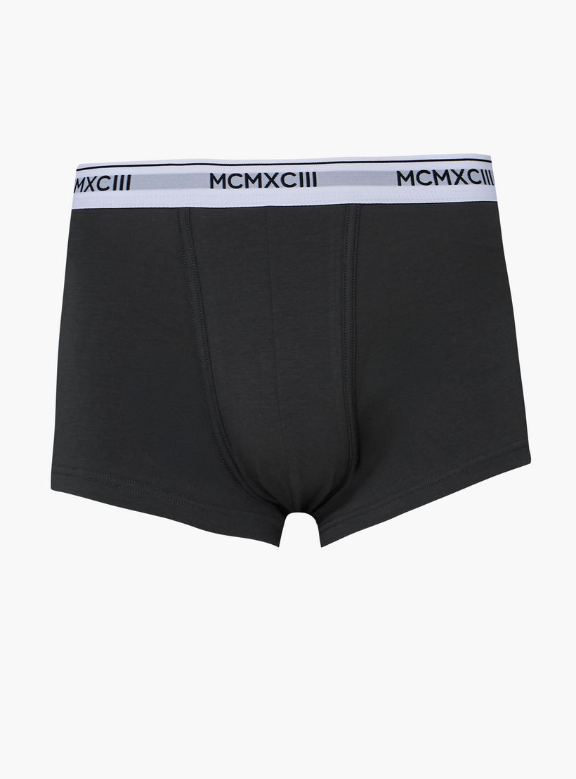 Printed Waistband Trunks - Pack of 3-men-clothing-innerwear-underwear-image-2