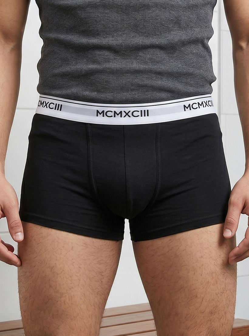 Printed Waistband Trunks - Pack of 3-men-clothing-innerwear-underwear-image-8