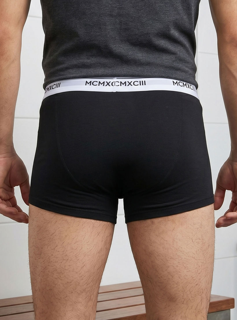 Printed Waistband Trunks - Pack of 3-men-clothing-innerwear-underwear-image-9