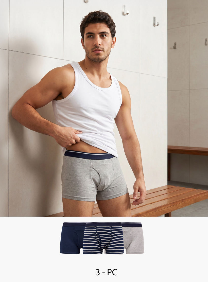 طقم سراويل بوكسر متنوعة - 3 قطع-men-clothing-innerwear-underwear-image-7