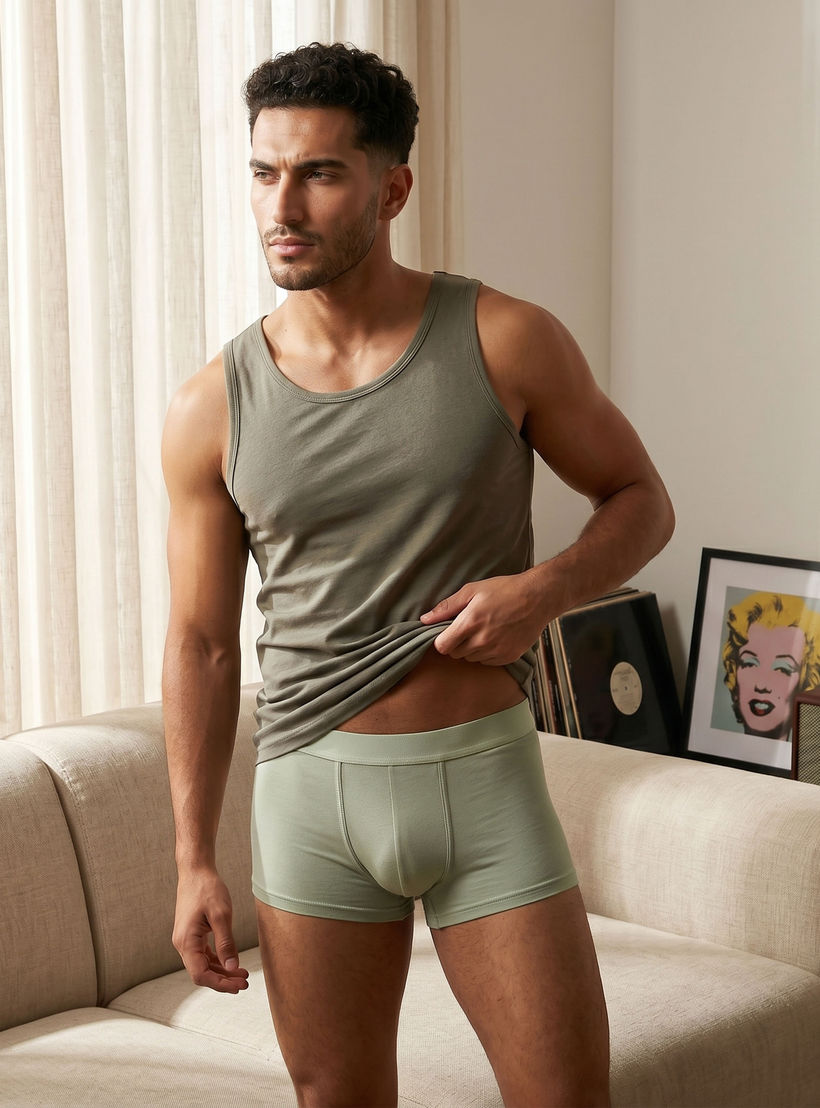 Textured Trunks - Pack of 3-men-clothing-innerwear-underwear-image-5