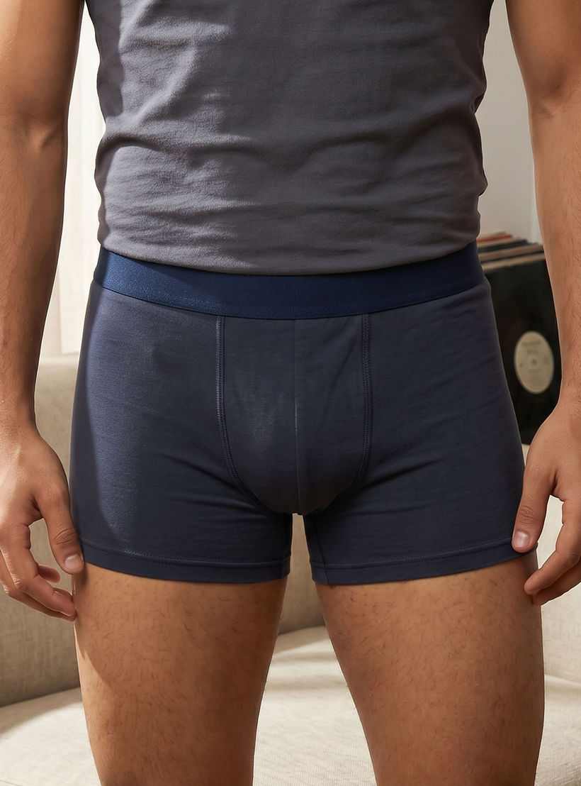 Textured Trunks - Pack of 3-men-clothing-innerwear-underwear-image-7
