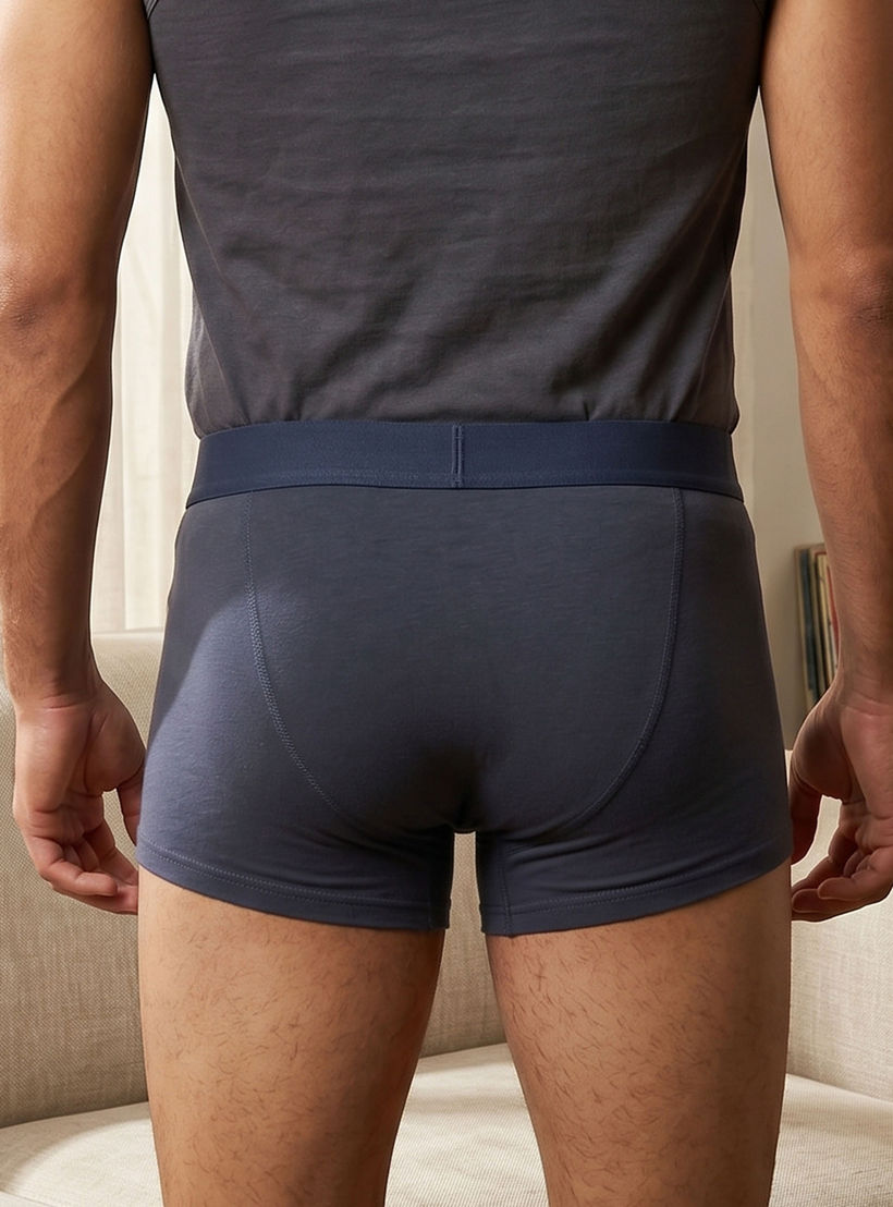 Textured Trunks - Pack of 3-men-clothing-innerwear-underwear-image-8