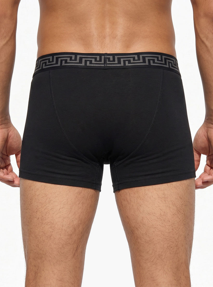 Printed Waistband Trunks - Pack of 3-men-clothing-innerwear-underwear-image-4