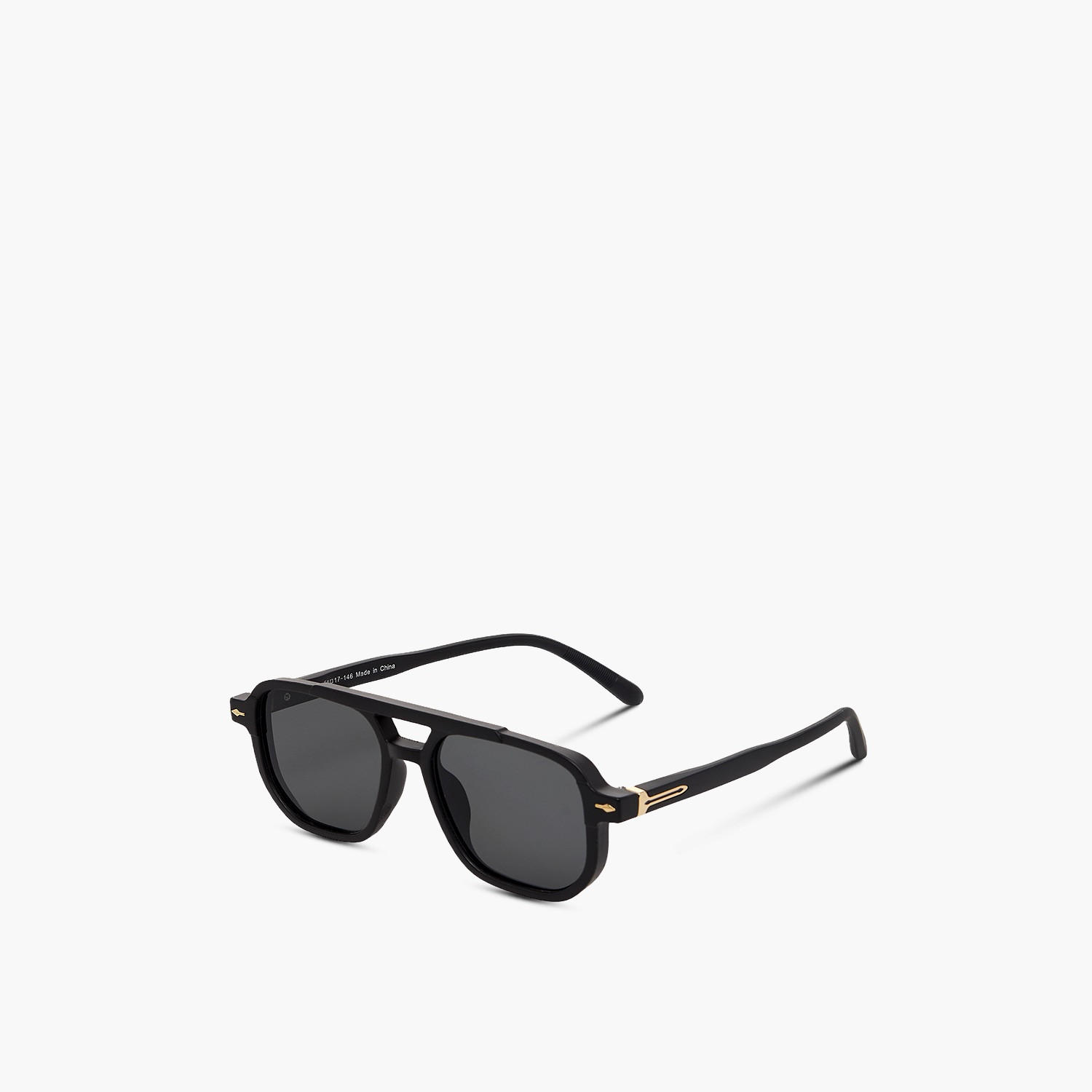 نظارات شمسية رجالية بعدسات سوداء فاخرة-men-sunglasses-image-1