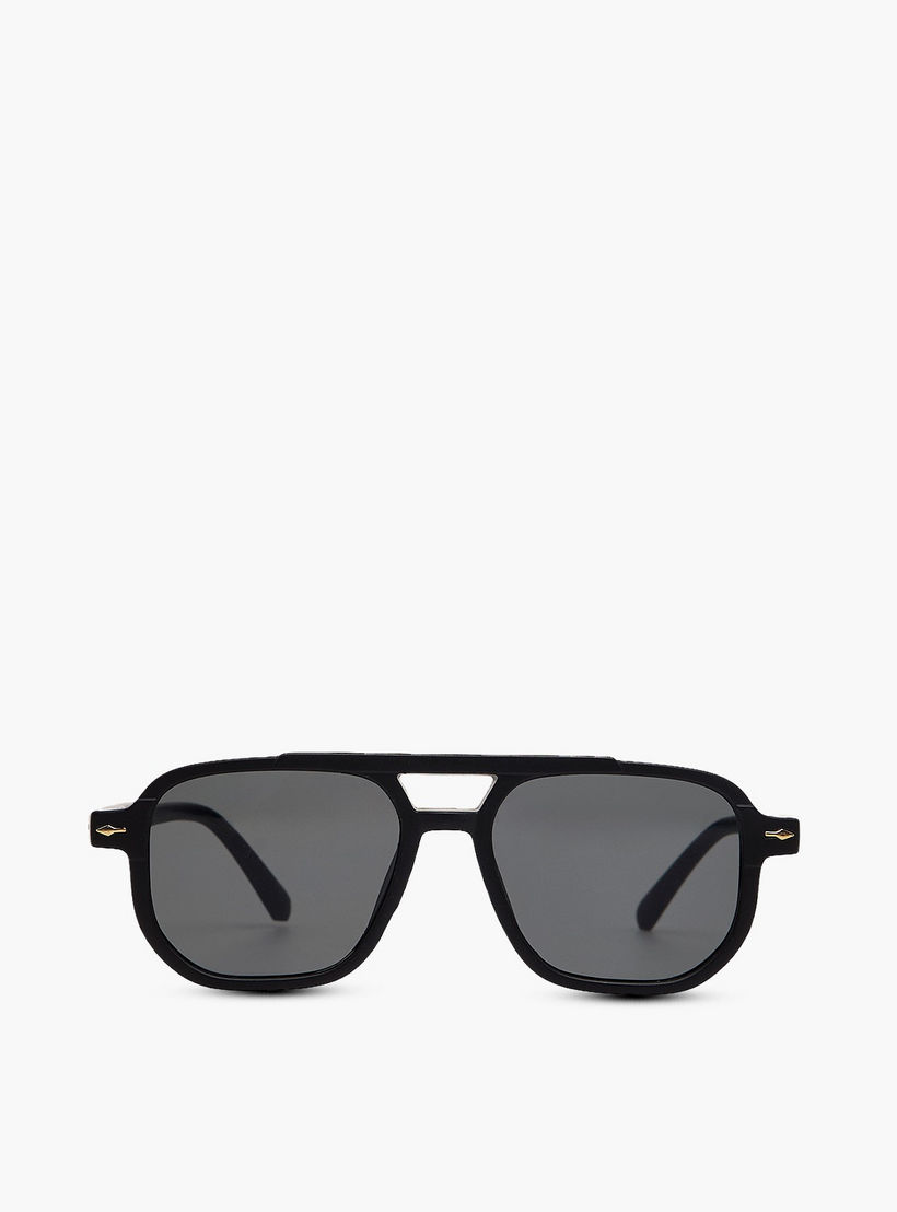 نظارات شمسية رجالية بعدسات سوداء فاخرة-men-sunglasses-image-2