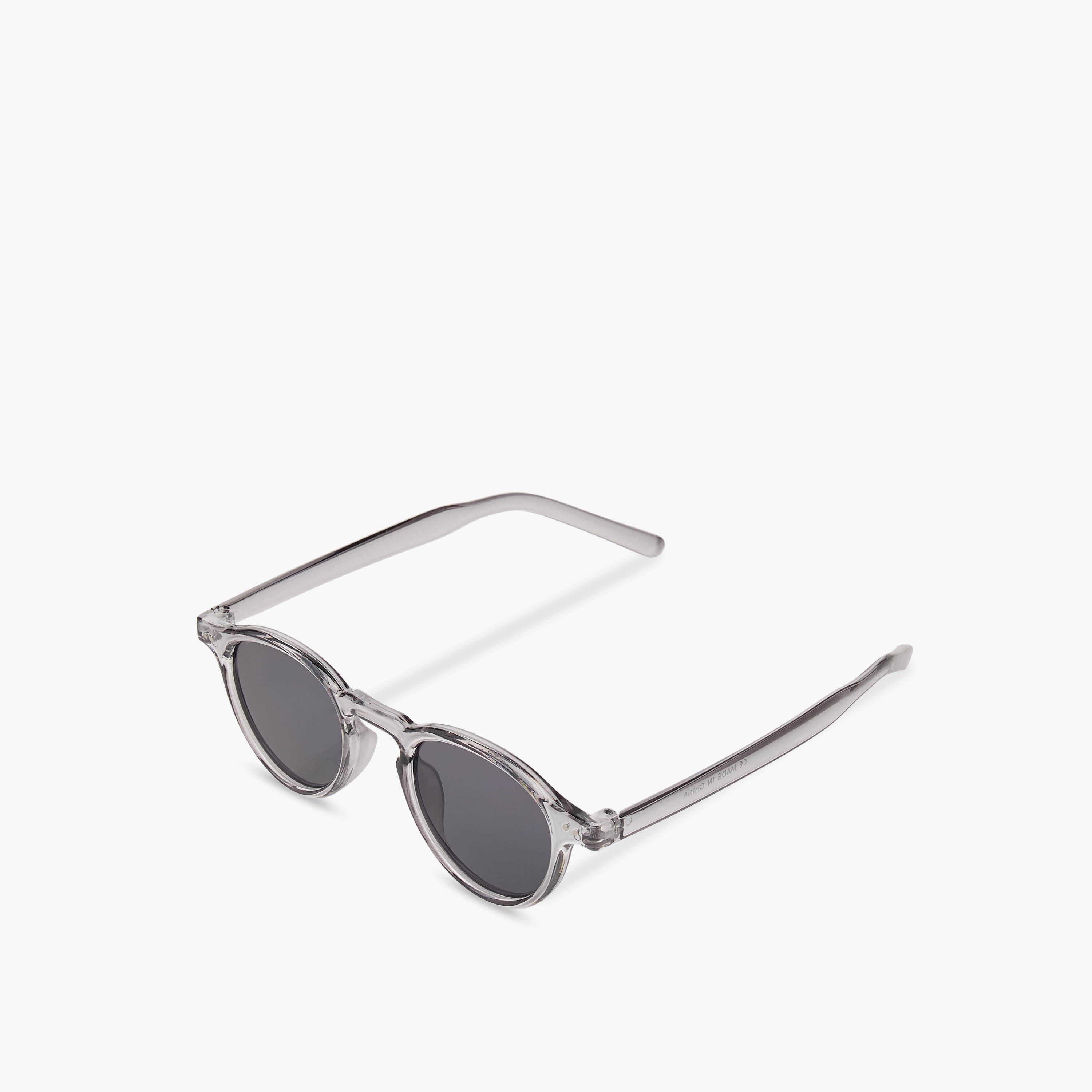نظارة شمسية مستديرة بعدسات رمادي للرجال-men-sunglasses-image-1