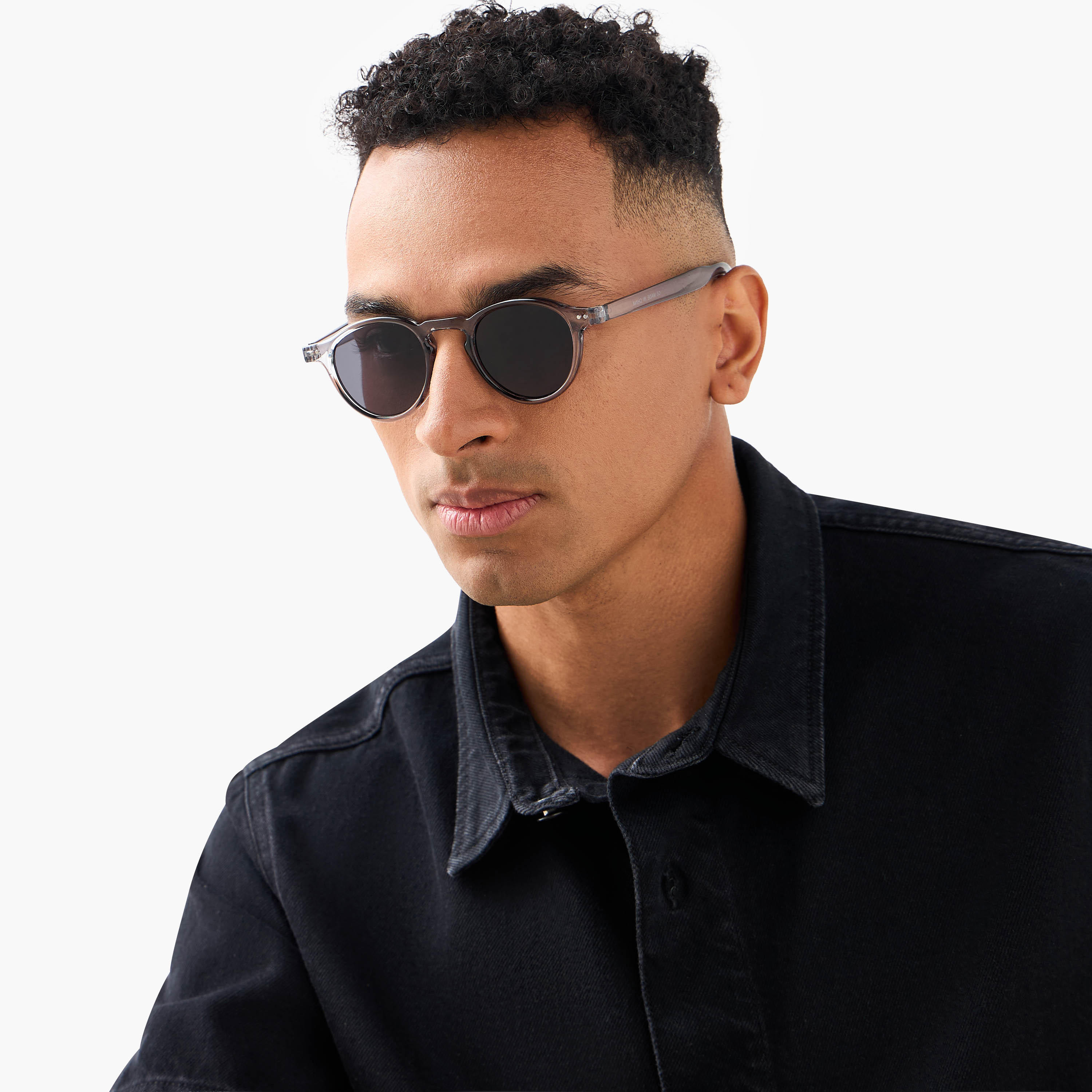 نظارة شمسية مستديرة بعدسات رمادي للرجال-men-sunglasses-image-2