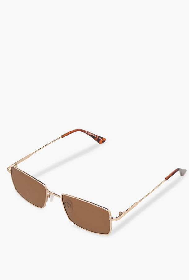Men Rectangular Brown Lens Sunglasses-men-sunglasses-image-1