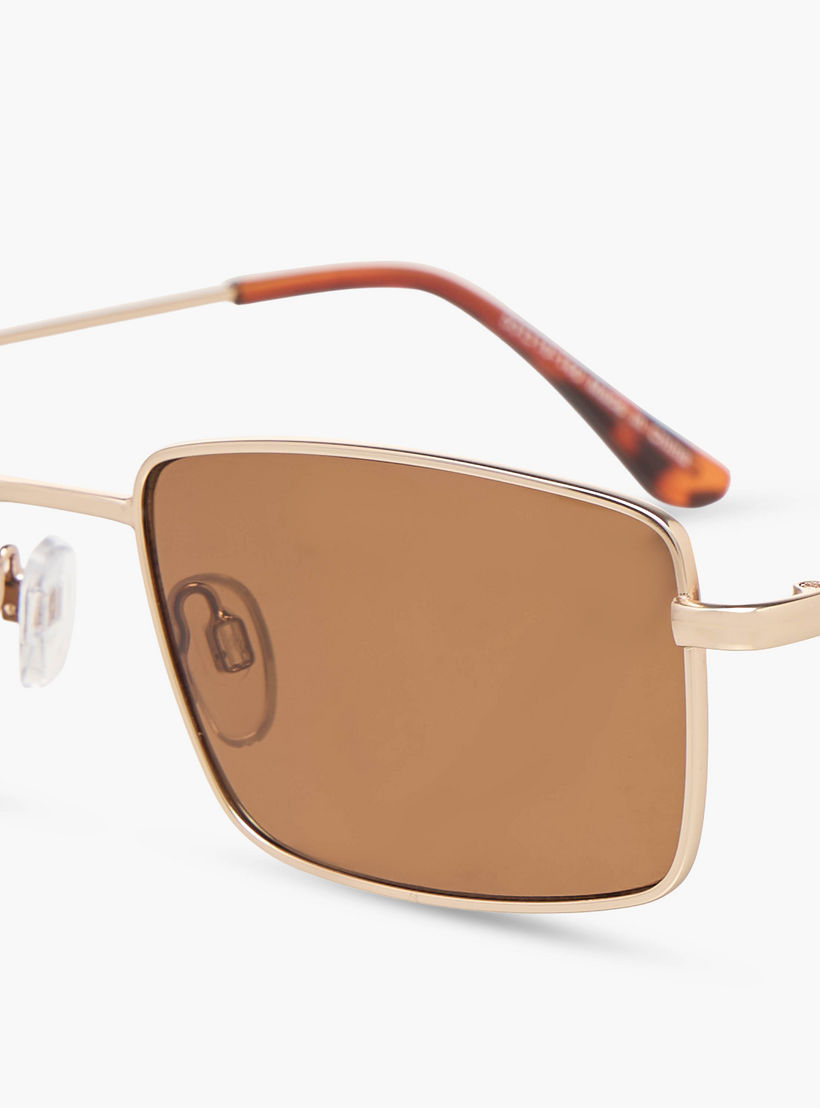 Men Rectangular Brown Lens Sunglasses-men-sunglasses-image-6