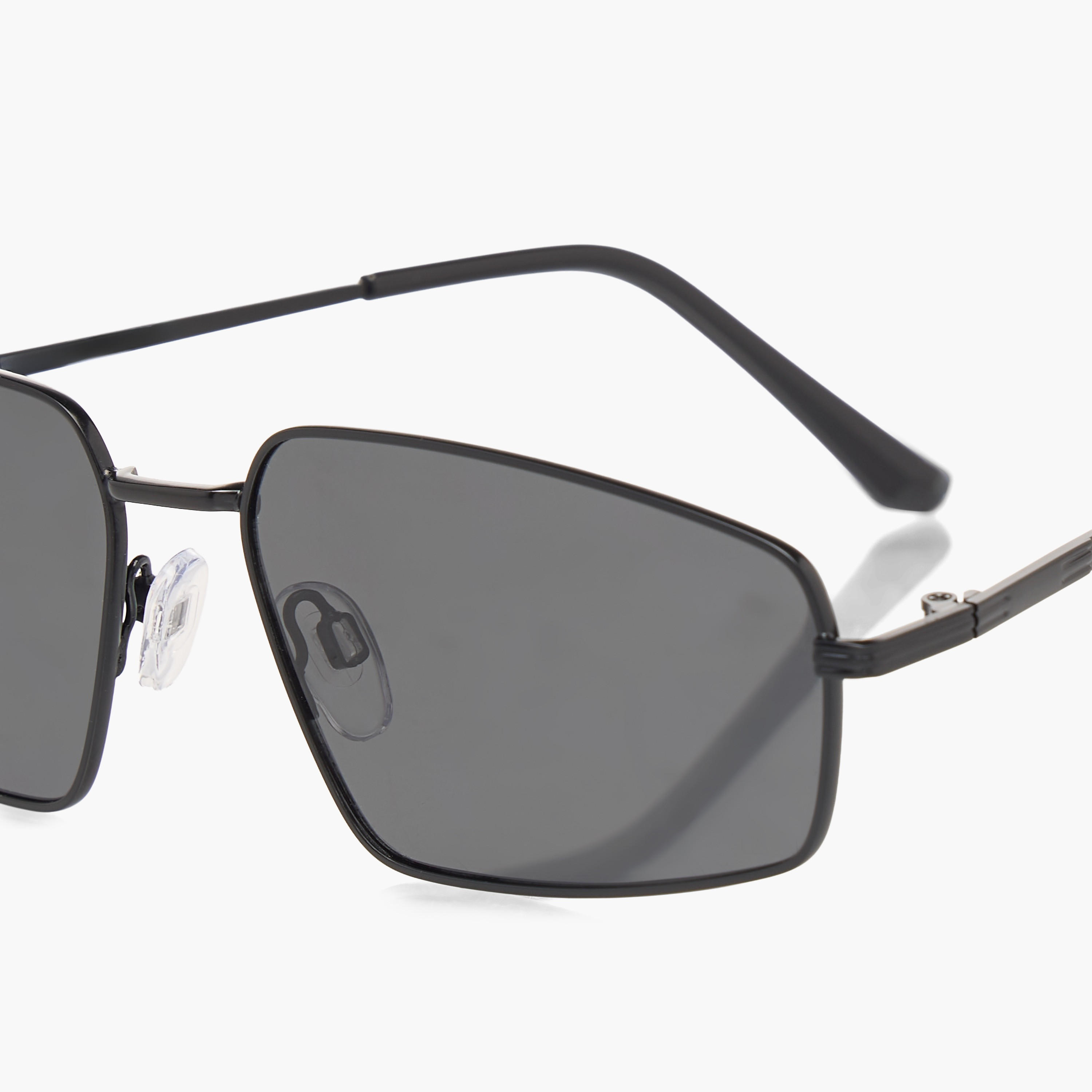 Men Rectangular Grey Lens Sunglasses-men-sunglasses-image-6
