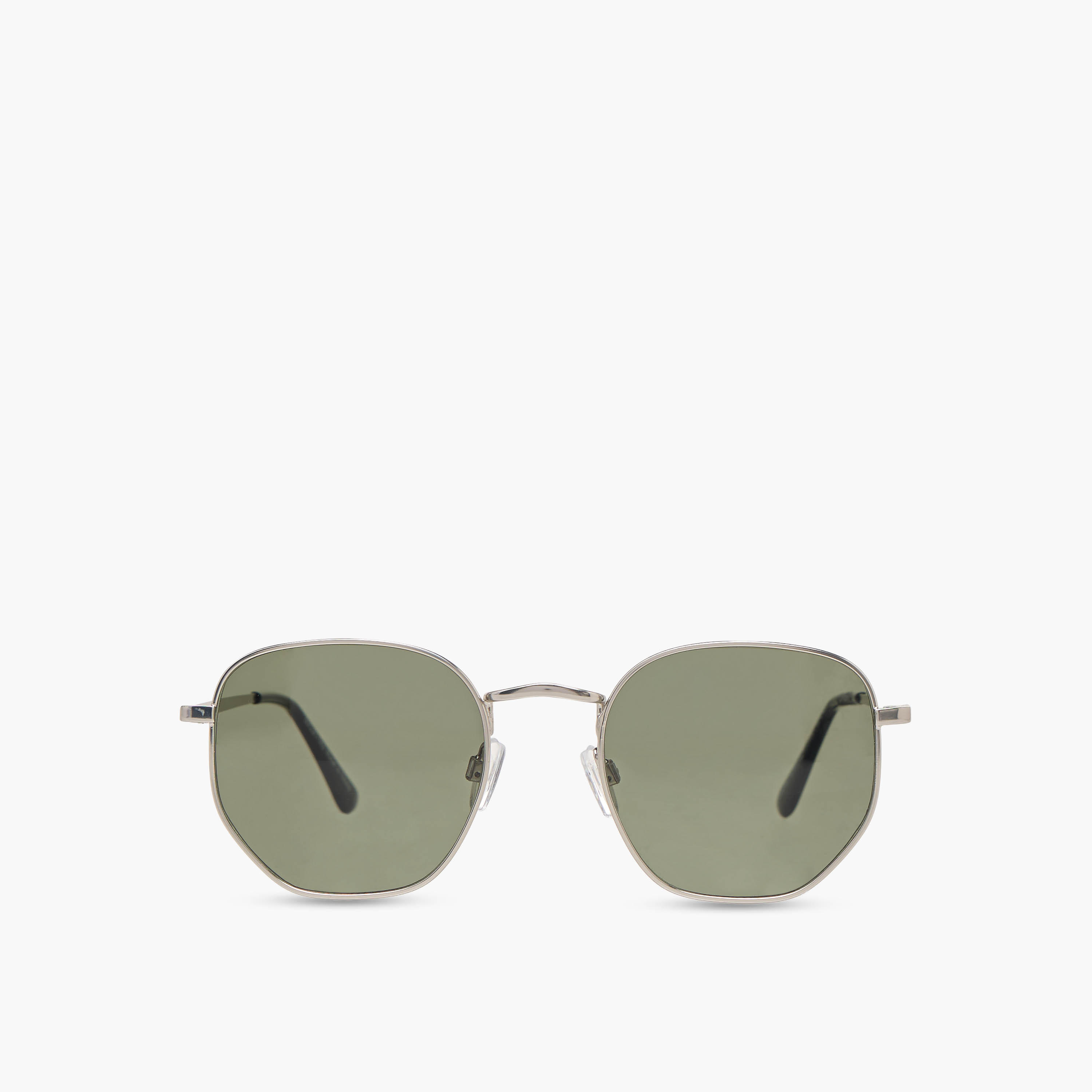 Men Hexagonal Grey Lens Sunglasses-men-sunglasses-image-3