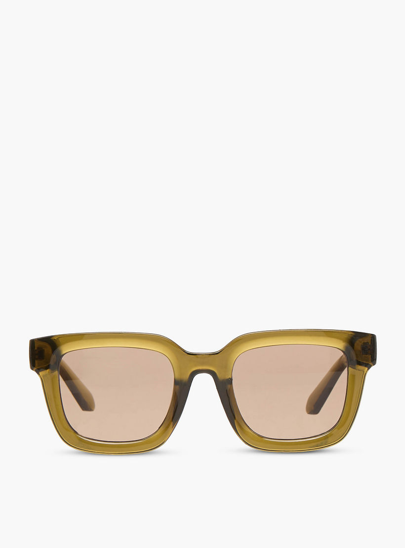 Men Square Brown Lens Sunglasses-men-sunglasses-image-3