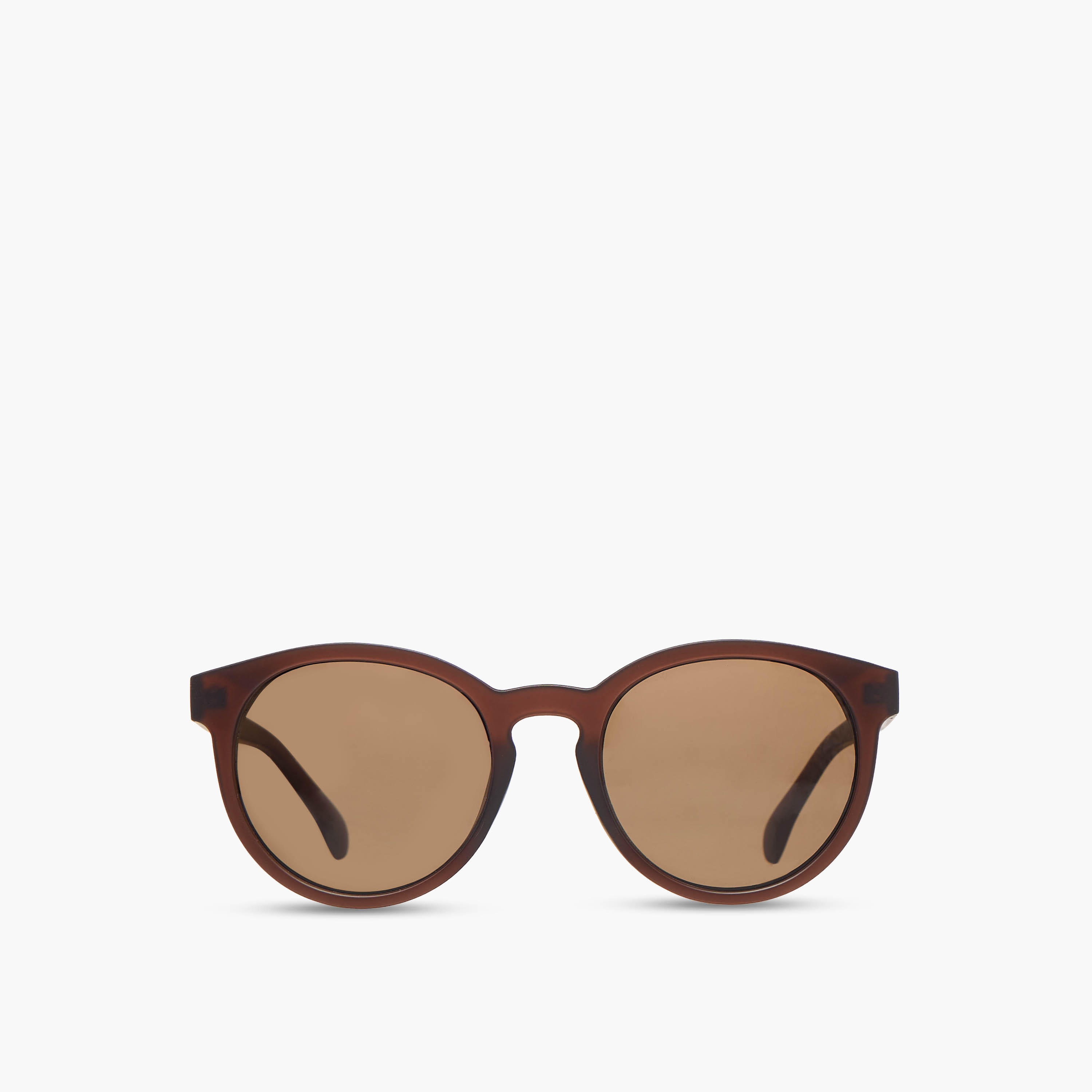 Men Round Brown Lens Sunglasses-men-sunglasses-image-3