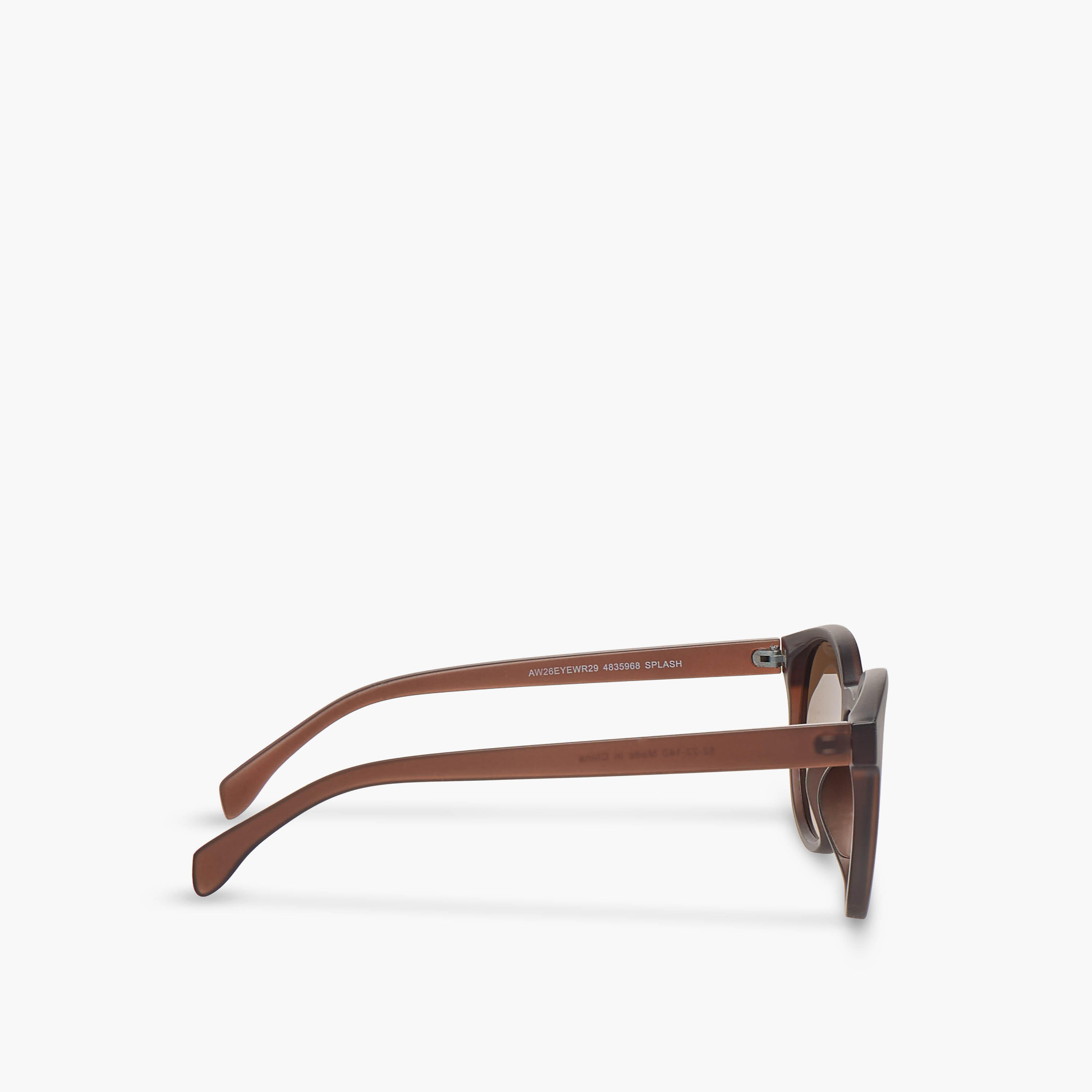 Men Round Brown Lens Sunglasses-men-sunglasses-image-4
