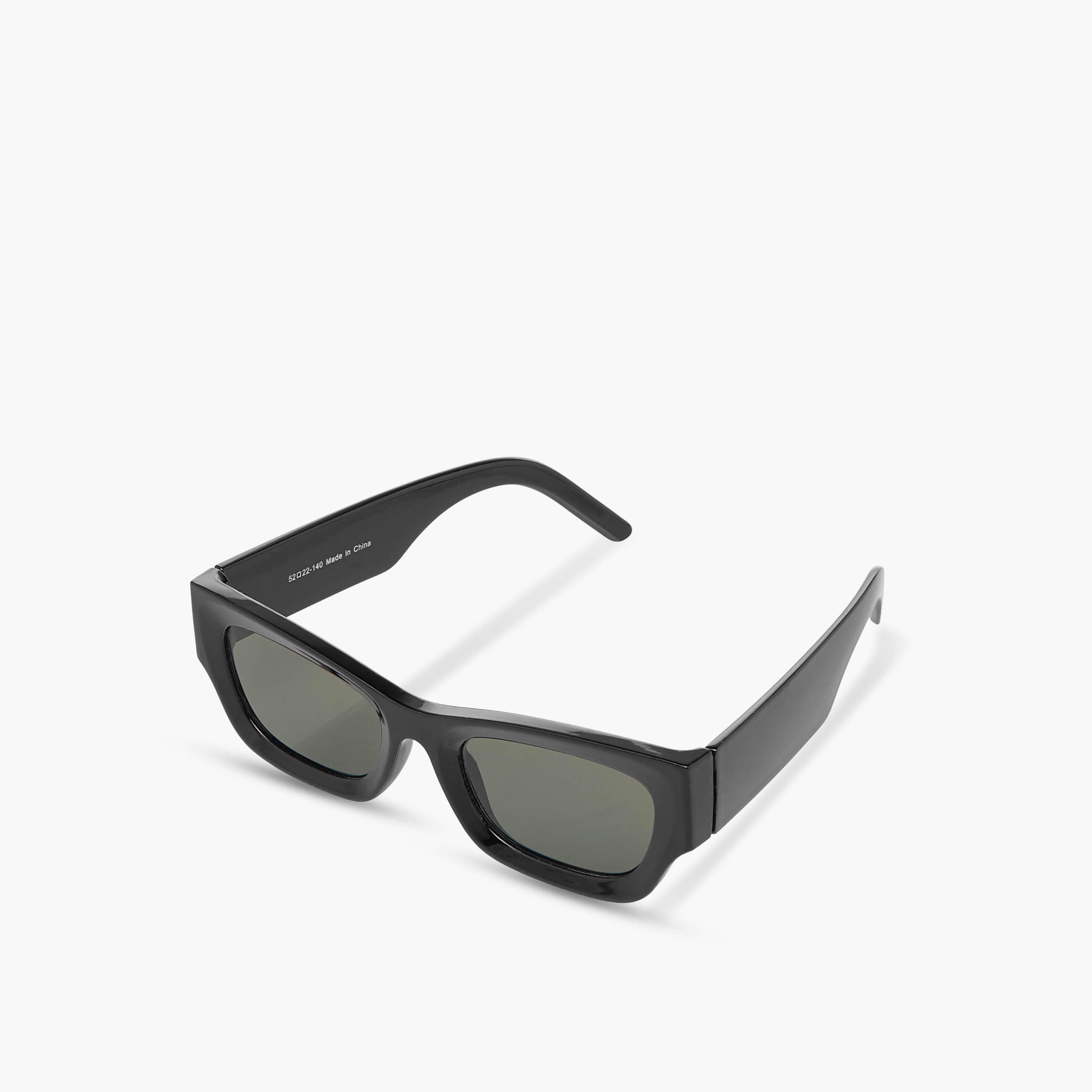 Men Rectangular Grey Lens Sunglasses-men-sunglasses-image-1