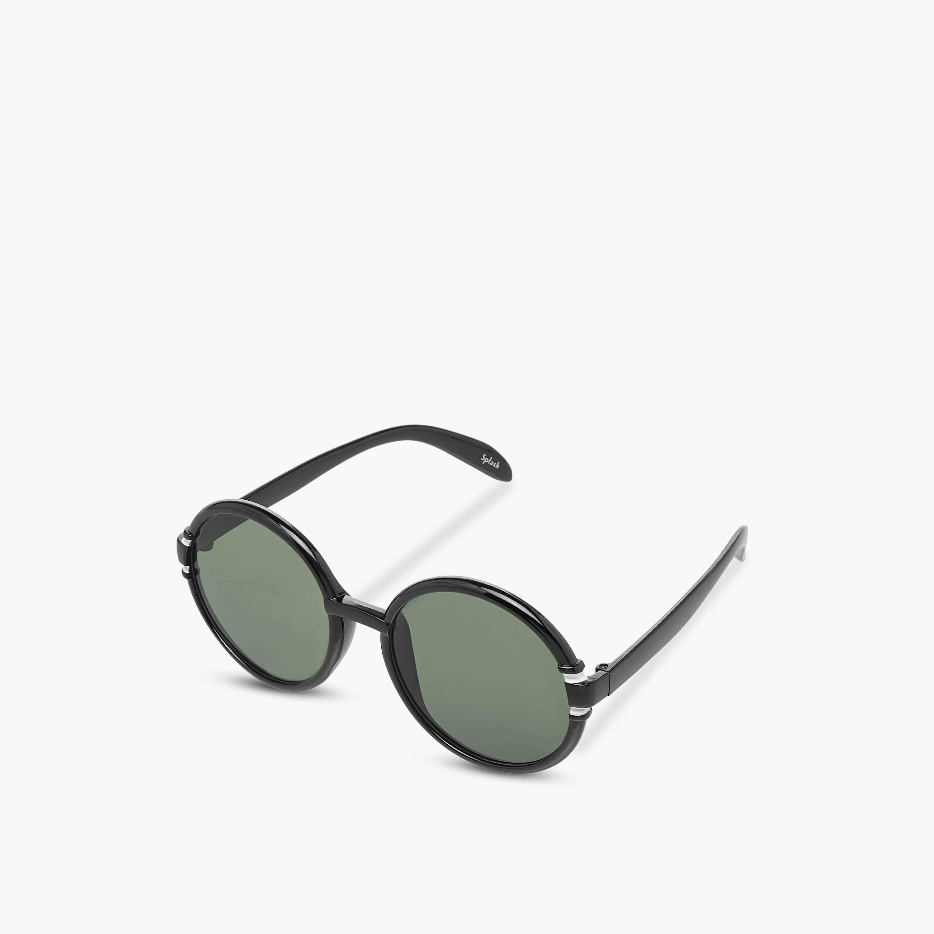 نظارة شمسية بإطار مستدير وعدسات رمادية للرجال-men-sunglasses-image-1