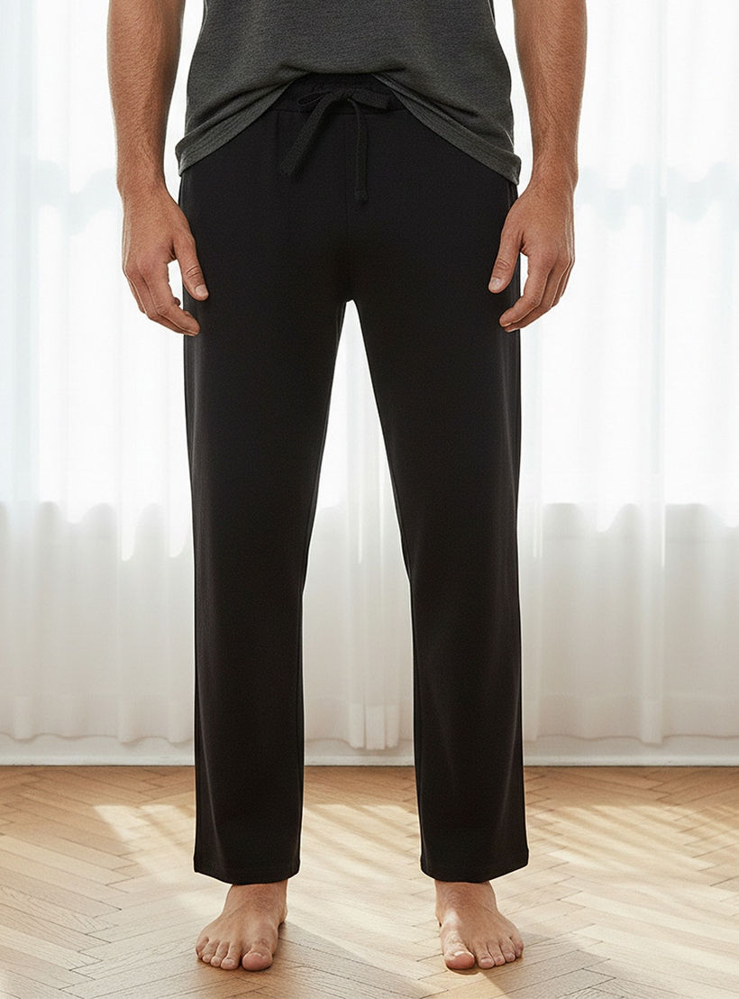 Textured Henley Neck Nightwear Set-men-clothing-nightwear-sets-image-5