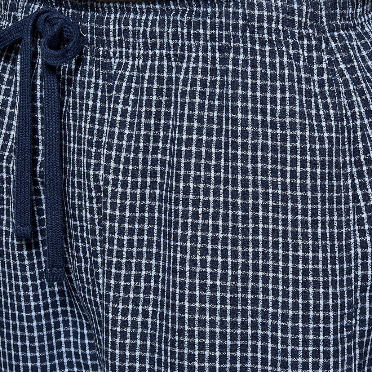 طقم ملابس نوم قطن كاروهات بخصر برباط للرجال-men-clothing-nightwear-sets-image-6