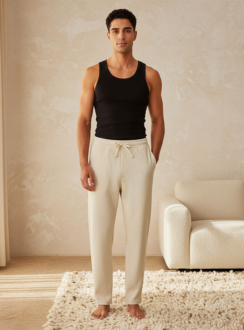 Men Textured Pyjamas-men-clothing-nightwear-pyjamaandshorts-image-3