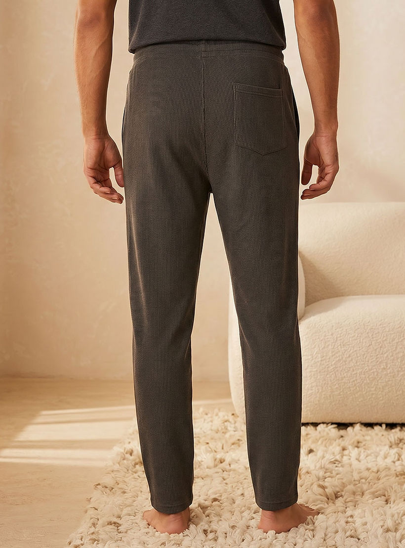 Men Textured Pyjamas-men-clothing-nightwear-pyjamaandshorts-image-4