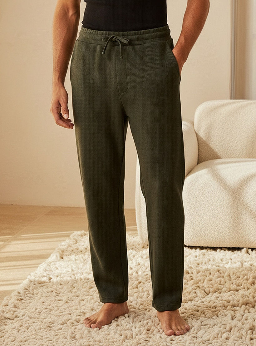 Men Textured Pyjamas-men-clothing-nightwear-pyjamaandshorts-image-1