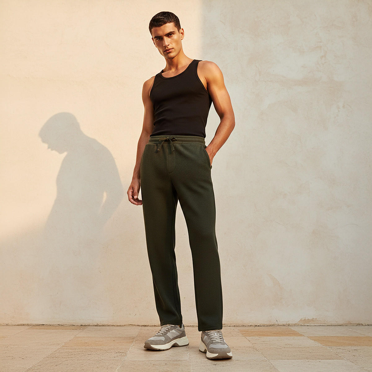 Men Textured Pyjamas-men-clothing-nightwear-pyjamaandshorts-image-3