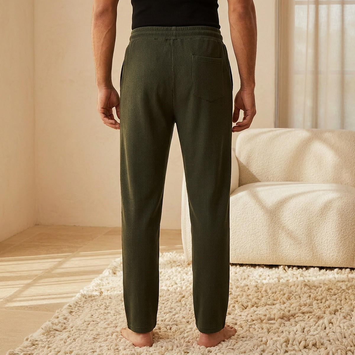 Men Textured Pyjamas-men-clothing-nightwear-pyjamaandshorts-image-4